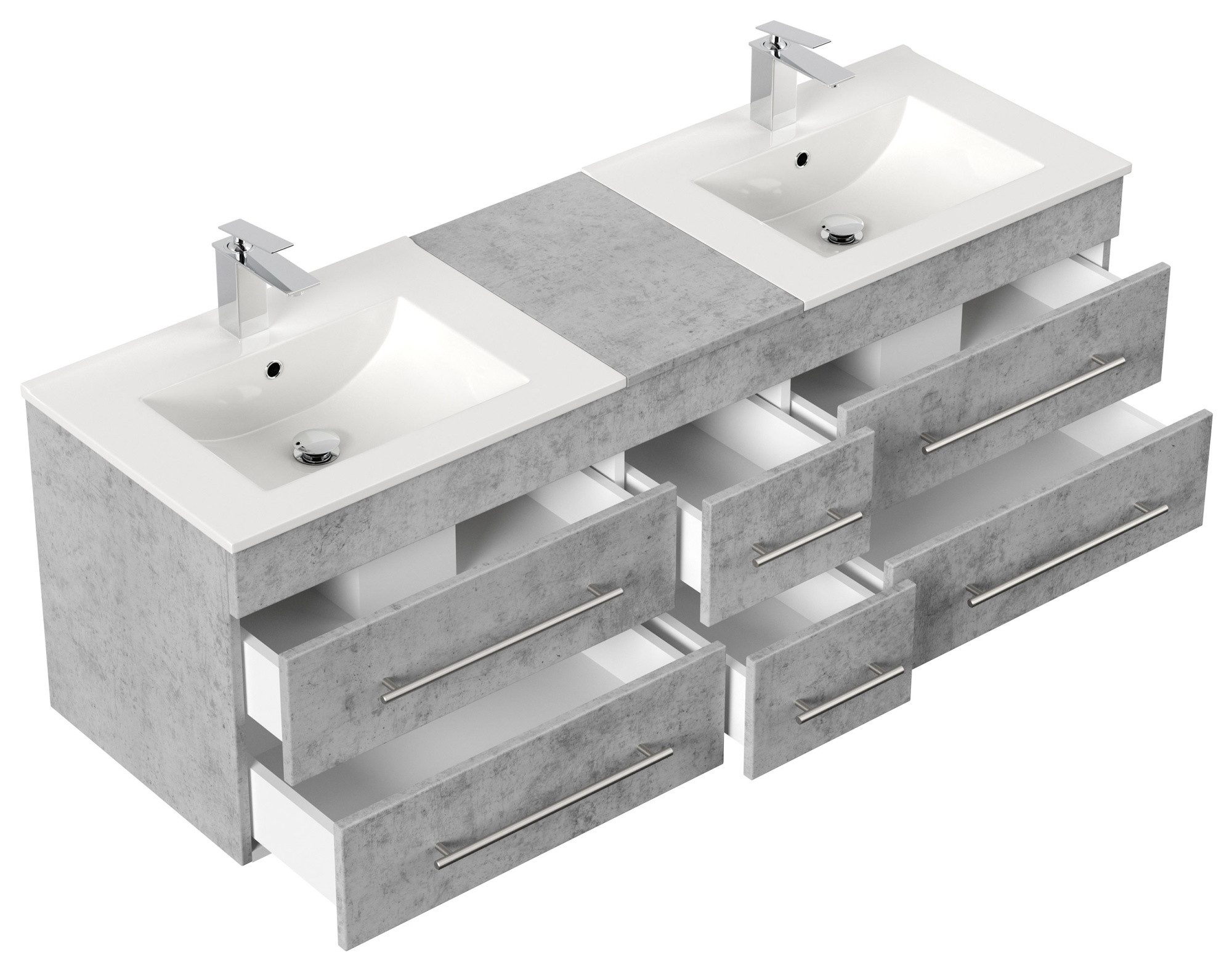 Magnolia Home Doppelwaschtisch Badmöbel Roma XL günstig online kaufen