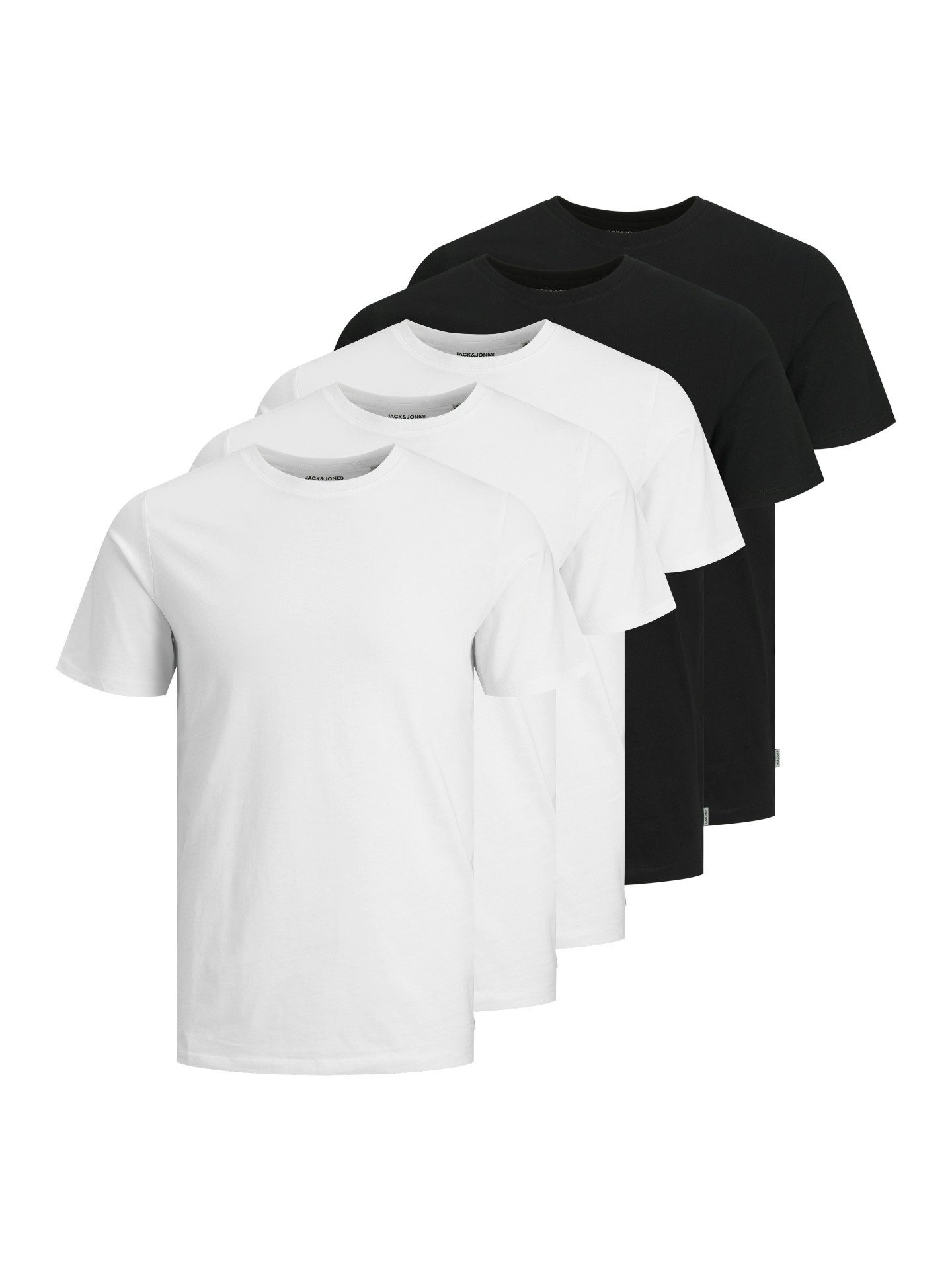 Jack & Jones T-Shirt JJEORGANIC BASIC TEE SS O-NE 5PK MP NOOS (Packung, 5-t günstig online kaufen