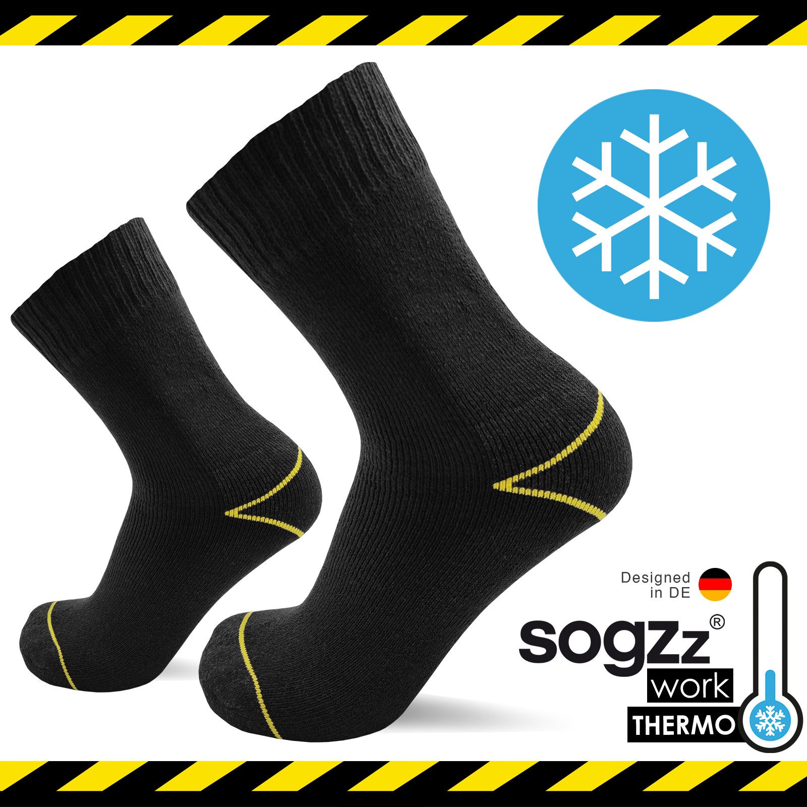 sogzz Arbeitssocken WORK THERMO Winter Herren, 10-20 Paar, Wintersocken Arbeit Socken (WORK THERMO, 10-Paar)