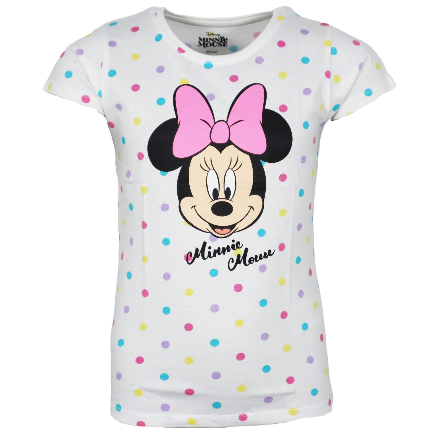 Print-Shirt Disney Minnie Maus Mädchen Kinder kurzarm T-Shirt Top