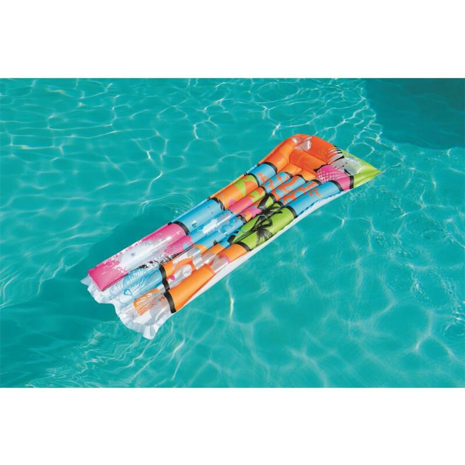 Bestway Schwimmen bunt Pool 183x69cm Luftmatratze "Fashion" Vinyl Luftmatratze Bestway
