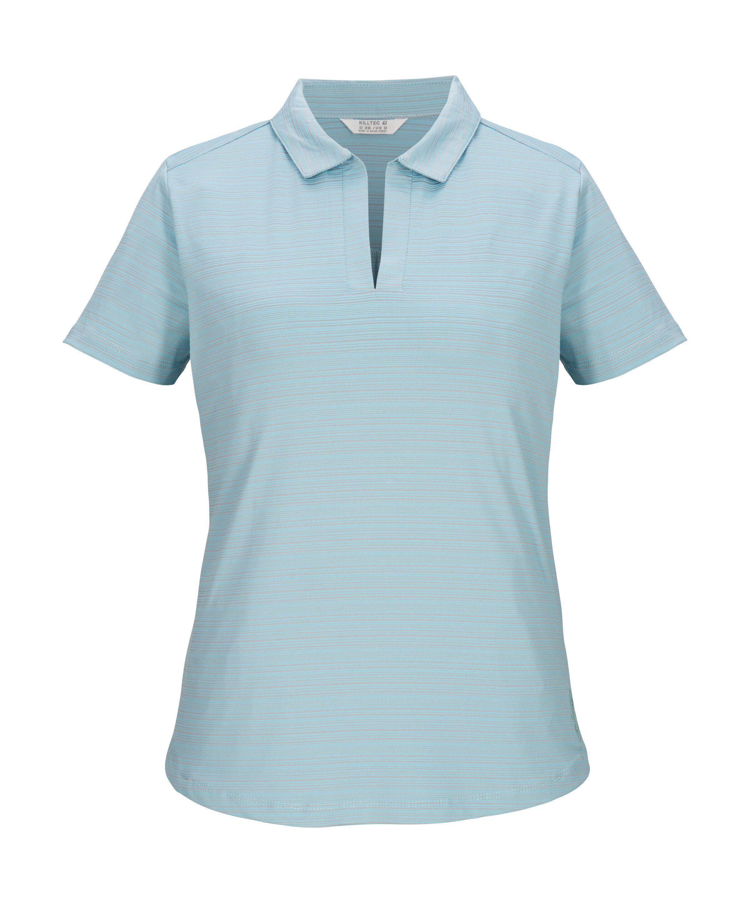 Killtec T-Shirt KOS 21 WMN TSHRT Leichtes, schnelltrocknendes Shirt mit Streifen und femininer Passform