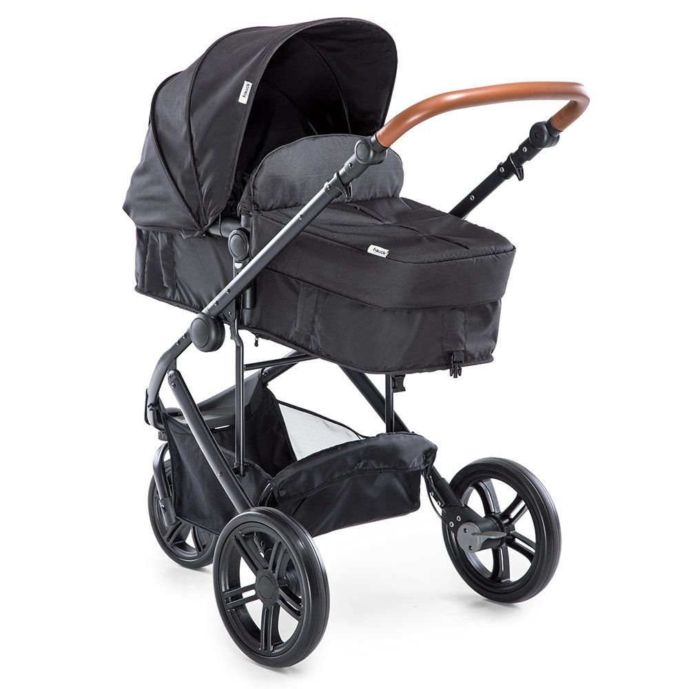 mit - Pacific Kinderwagen Kombi-Kinderwagen Caviar, Trioset Buggy Babyschale Babywanne, 3 Sportsitz Hauck Set und 3in1