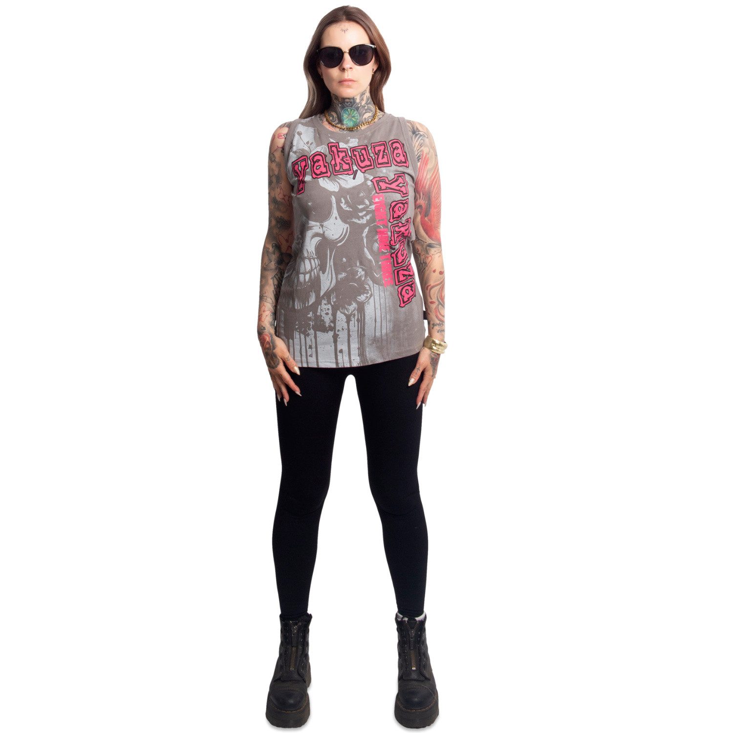 YAKUZA Rundhalsshirt Death Bloom