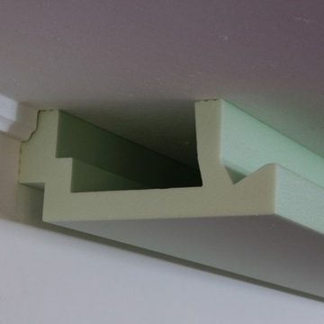 Licht-Trend Stuckleiste Dekor-Profil L Stuckleiste 1,2 m indirekt Wand oder Decke