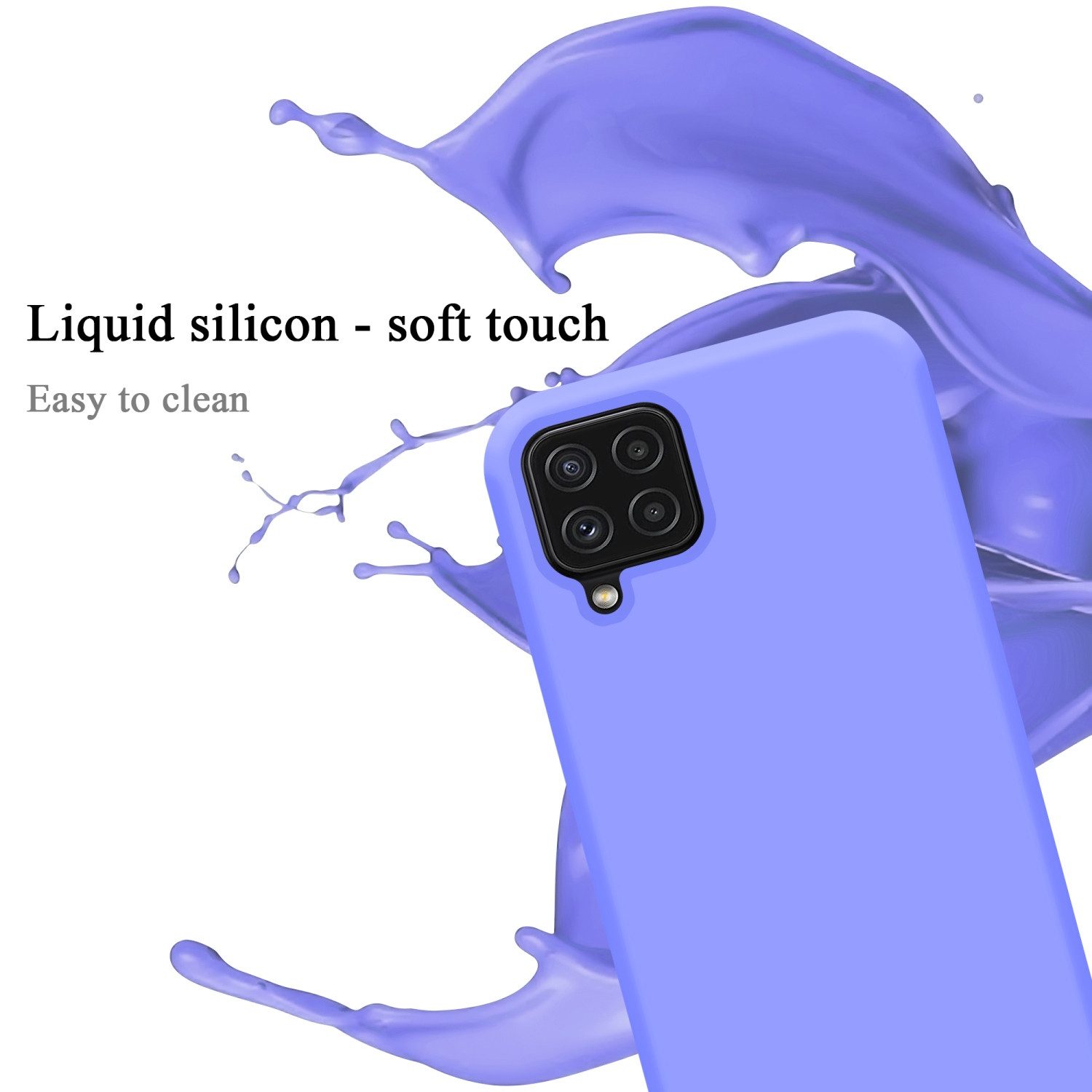 Cadorabo Handyhülle für Samsung Galaxy A22 4G / M22 / M32 4G Hülle Samsung Galaxy A22 4G / M22 / M32 4G, Flexible Hülle TPU Silikon Schutzhülle Back Cover Case