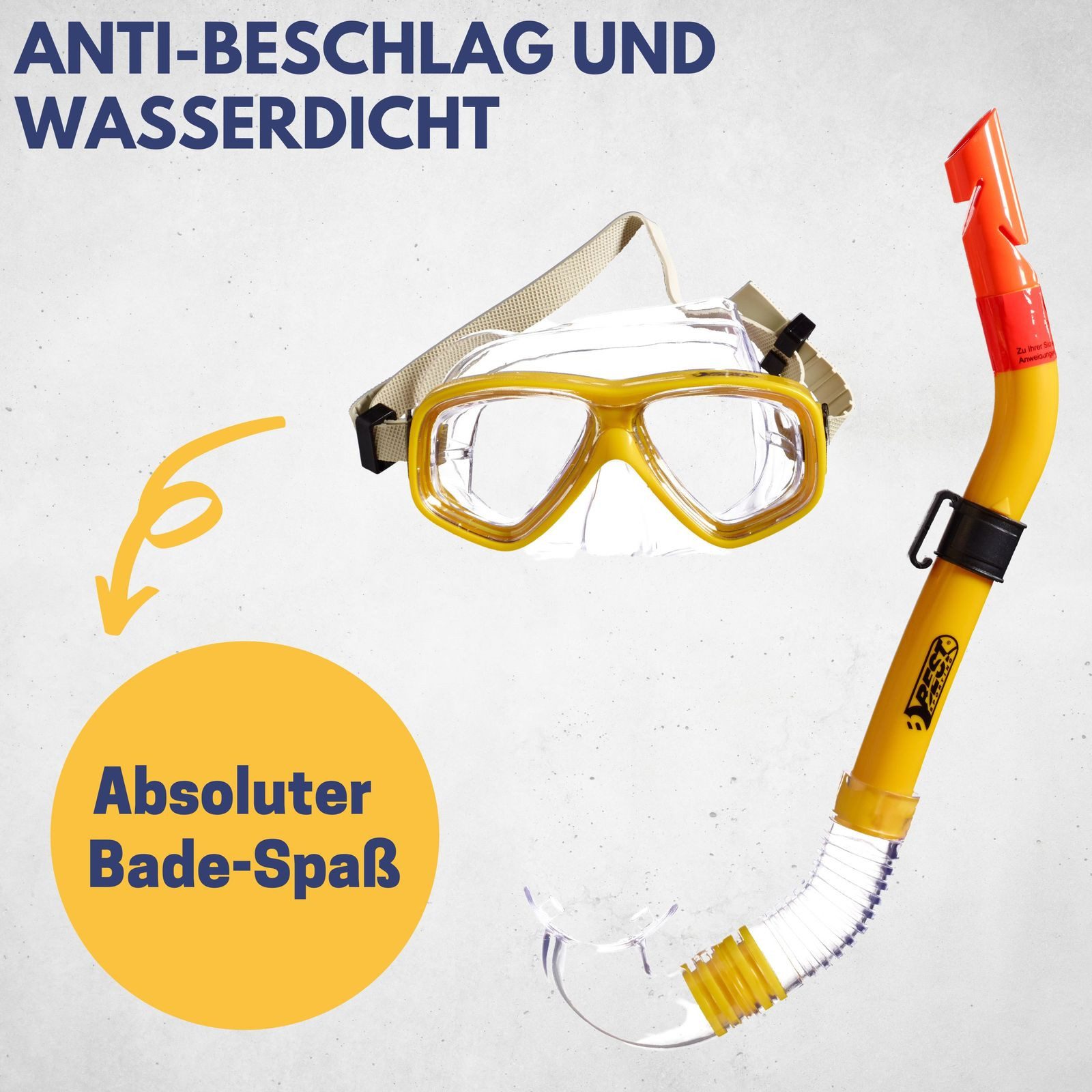 Best Sporting Tauchset Tauchset Anaconda für Kinder I Schnorchelset Kinder