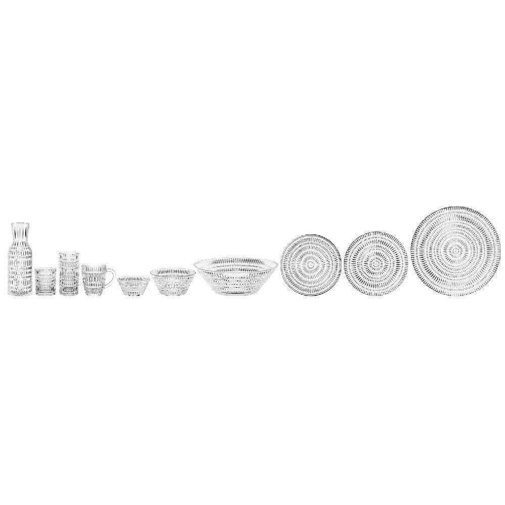 Nachtmann Longdrinkglas Nachtmann Ethno Wasserglas 235 ml 4er Set, Kristallglas