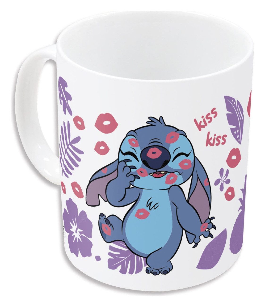 Stor Tasse Lilo & Stitch Tasse Angel & Stitch Heart 325 ml