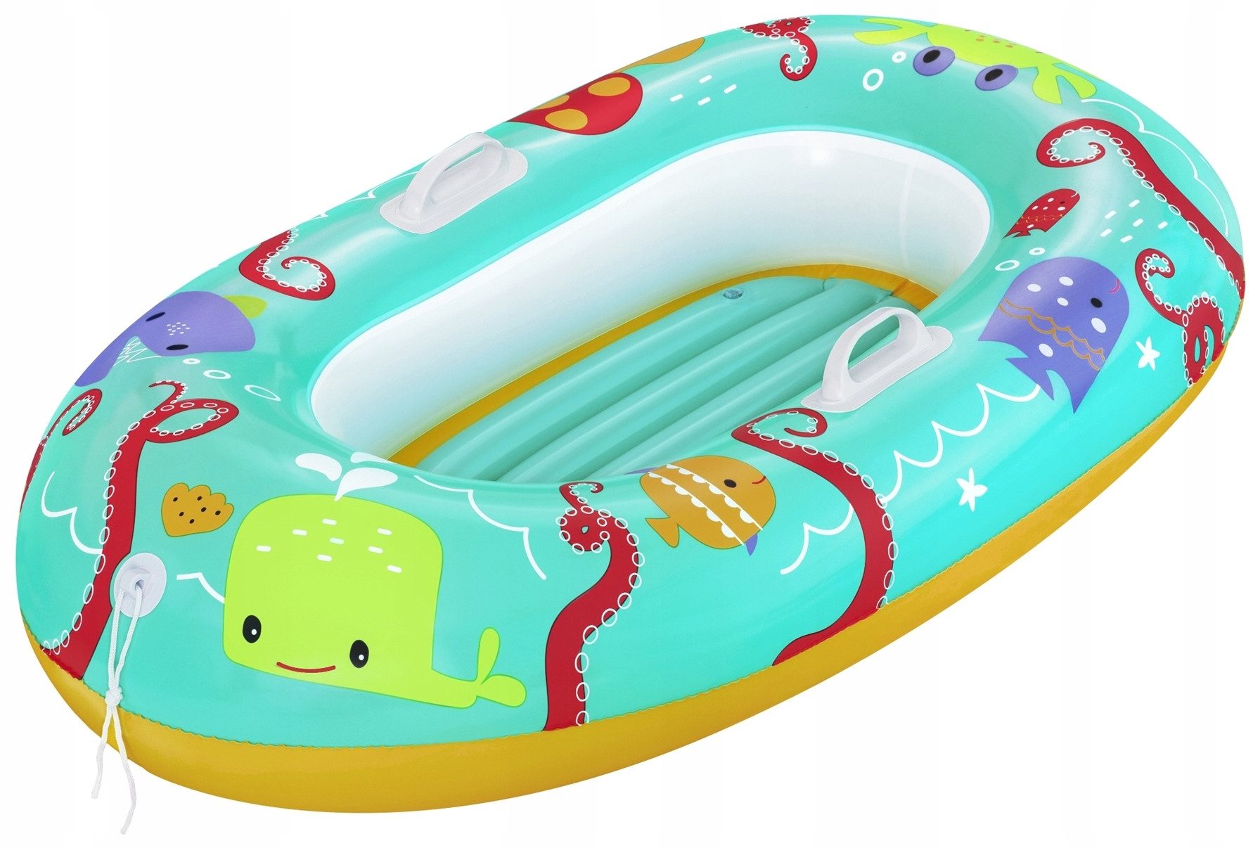 Bestway Schwimmhilfe Aufblasbares Kinderfloß zum Schwimmen - 119cm x 79cm - Blau (1-tlg)
