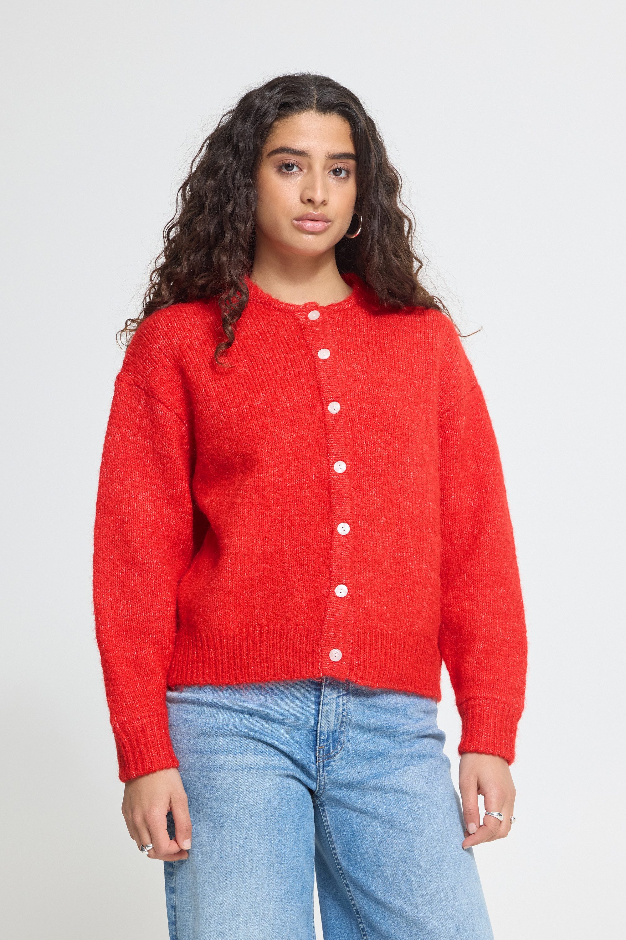 ICHI Cardigan Langarm IHBELABLUE