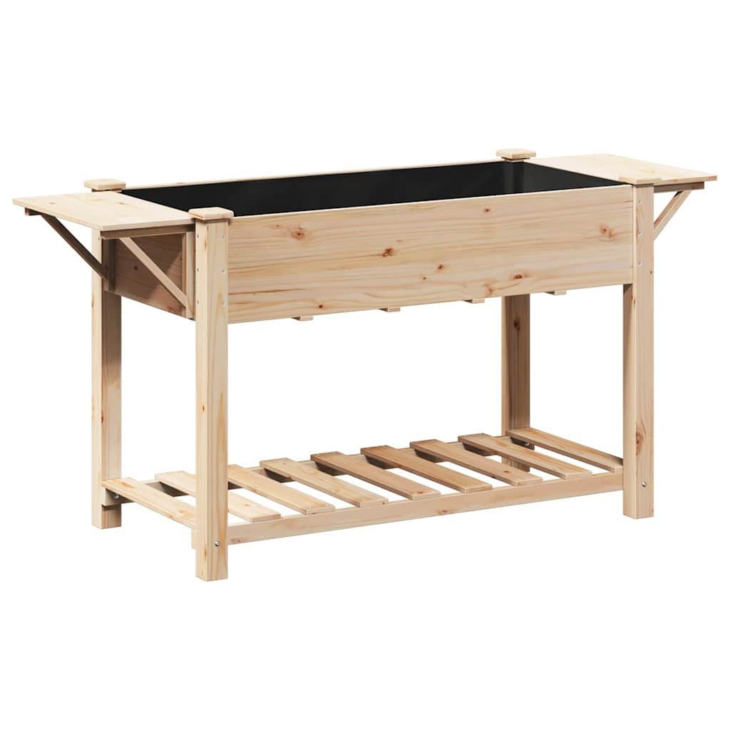 vidaXL Blumentopf Garten-Pflanzgefäß Beige 155 x 59 x 76,5 cm (1 St)