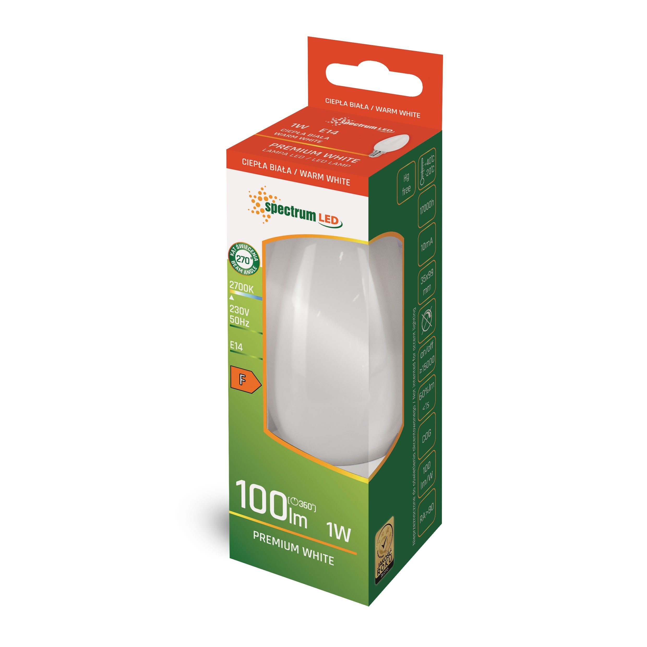 SpectrumLED LED-Leuchtmittel LED E14 C35 Filament günstig online kaufen