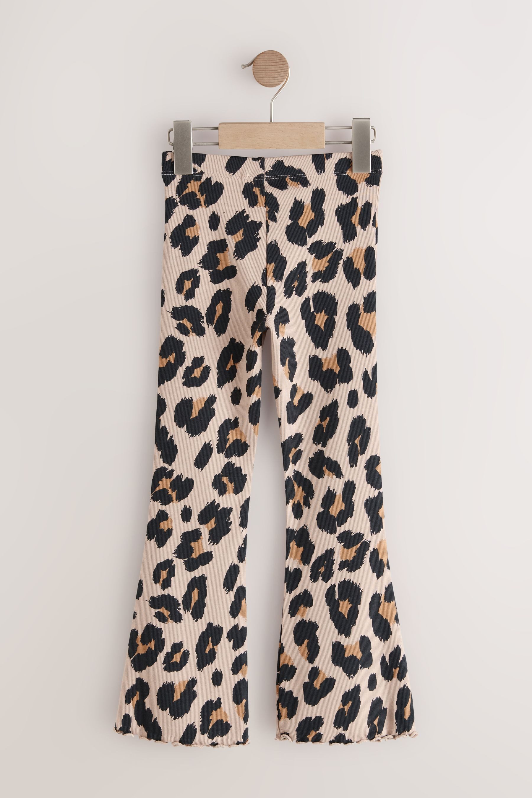 Next Leggings Gerippte Leggings mit ausgestelltem Bein, 2er-Pack (2-tlg) – Bild 2 von 5