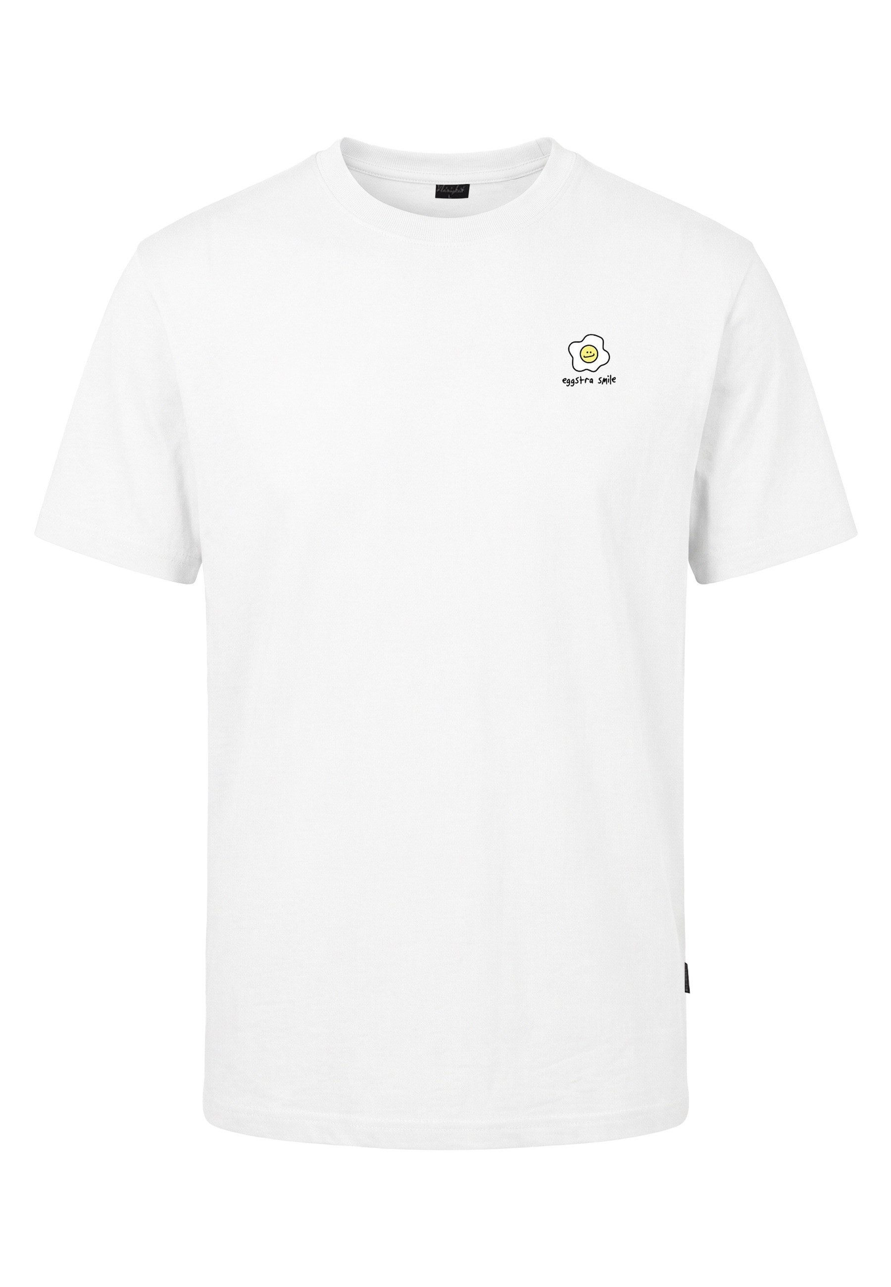 Kleinigkeit T-Shirt Kleinigkeit Bois Straightcut Shört Eggstra Smile (1-tlg)