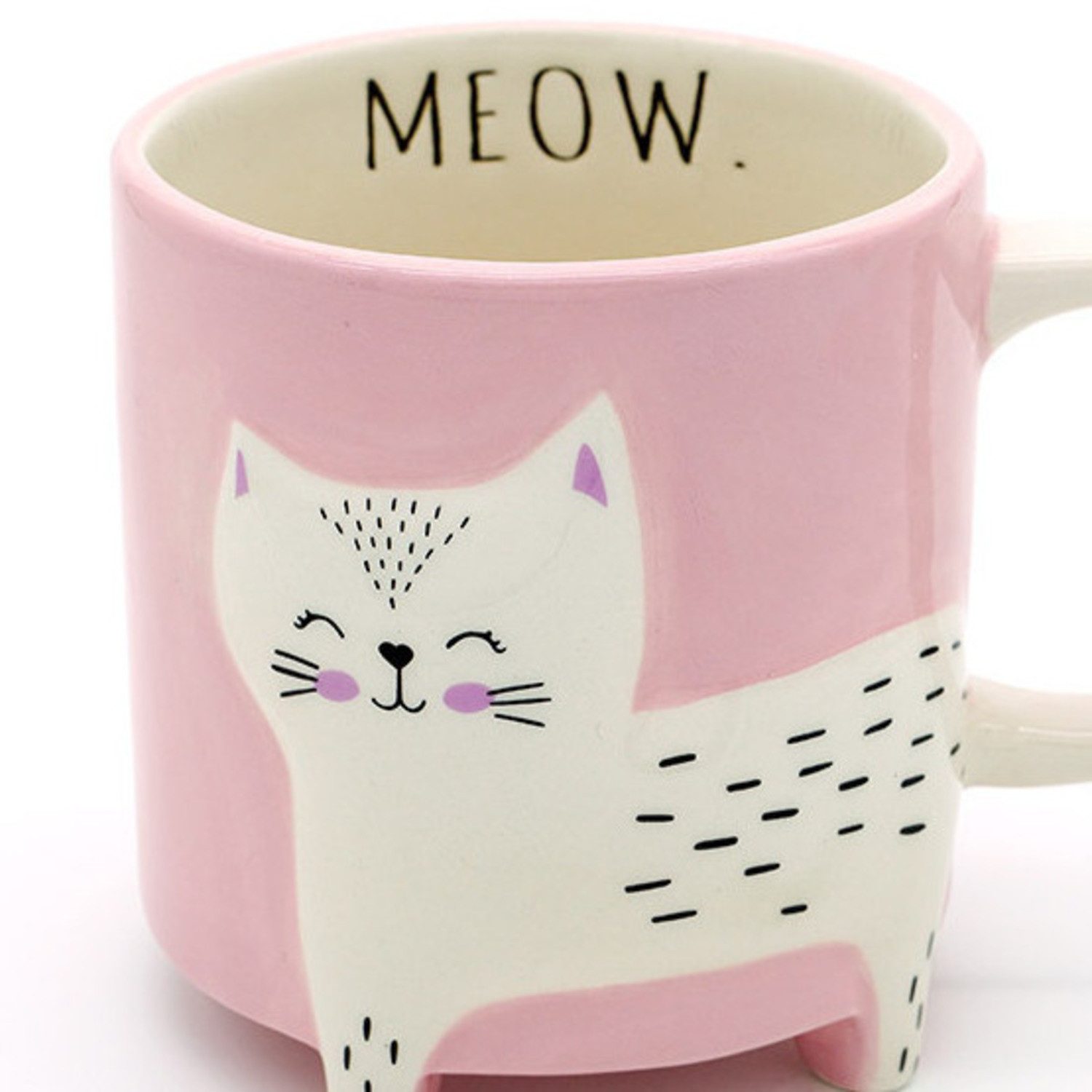 Winkee Tasse Meow Katze Kaffeebecher