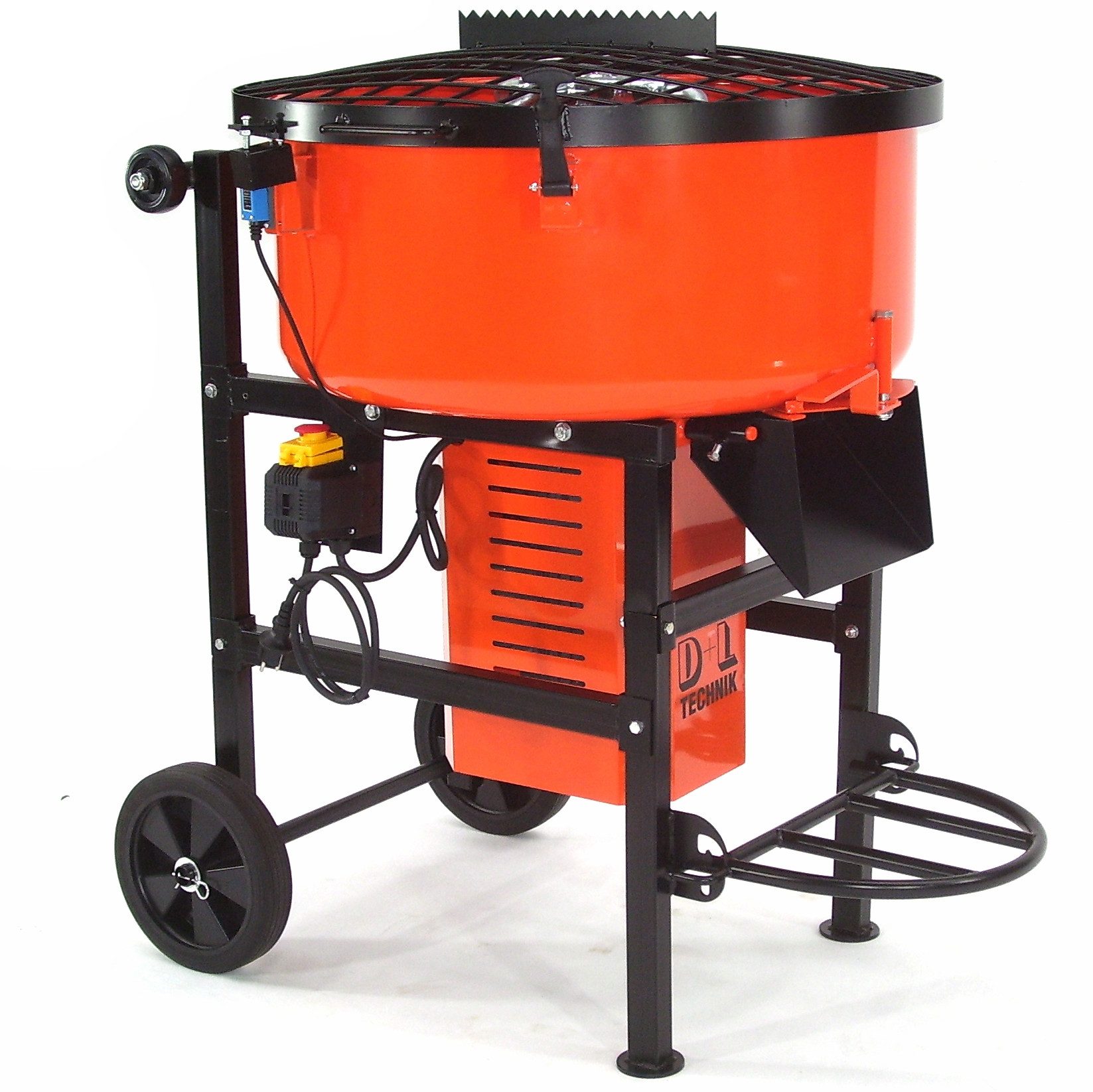 Apex Betonmischer Zwangsmischer Betonmischer 120 Liter Mörtelmischer Zementmischer 54960, (1 St)