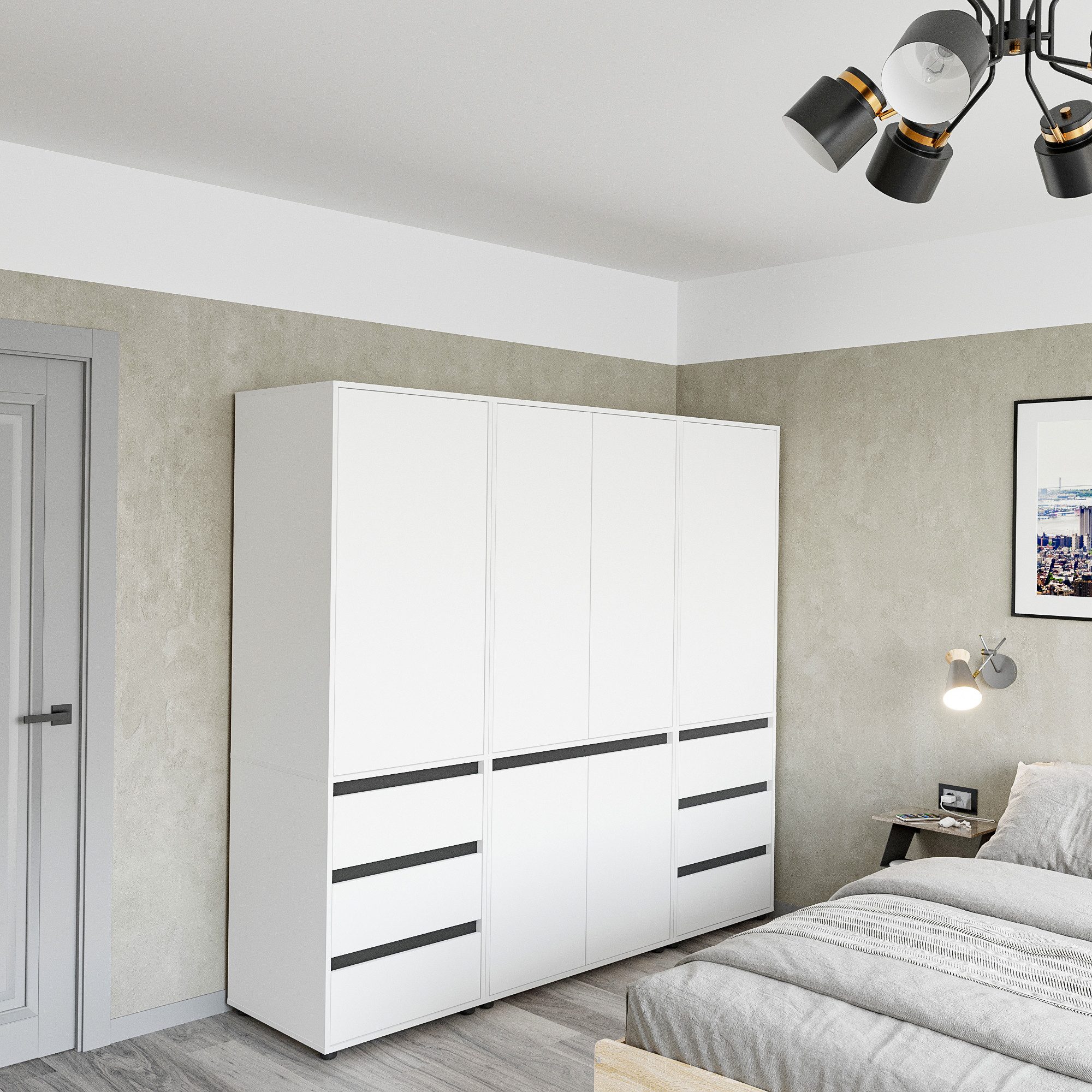 KOMTO Garderobenschrank CUBE 60-90 cm Mit günstig online kaufen