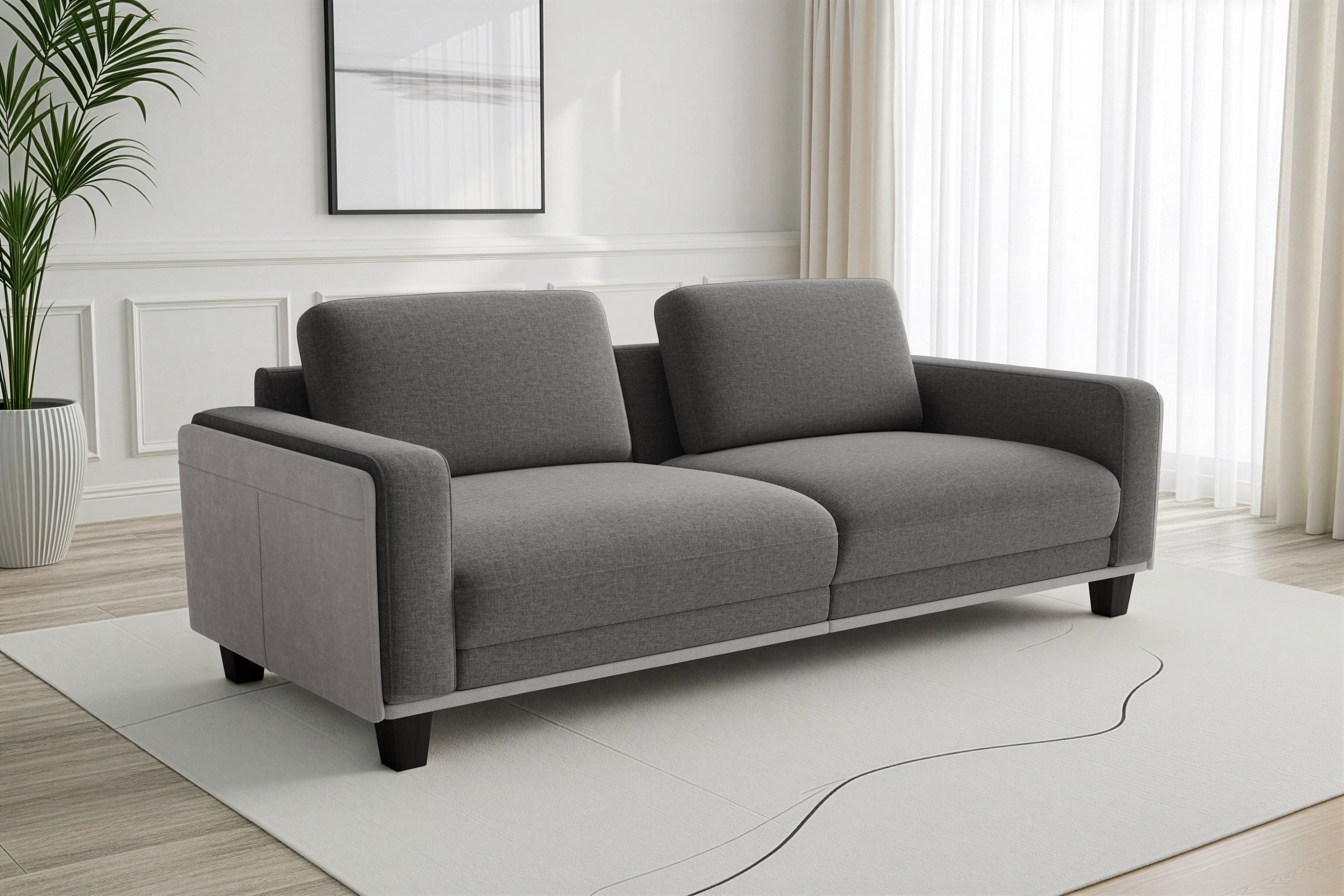 sit&more Big-Sofa Concept, Modernes Sofa in drei Fußfarben zur Auswahl