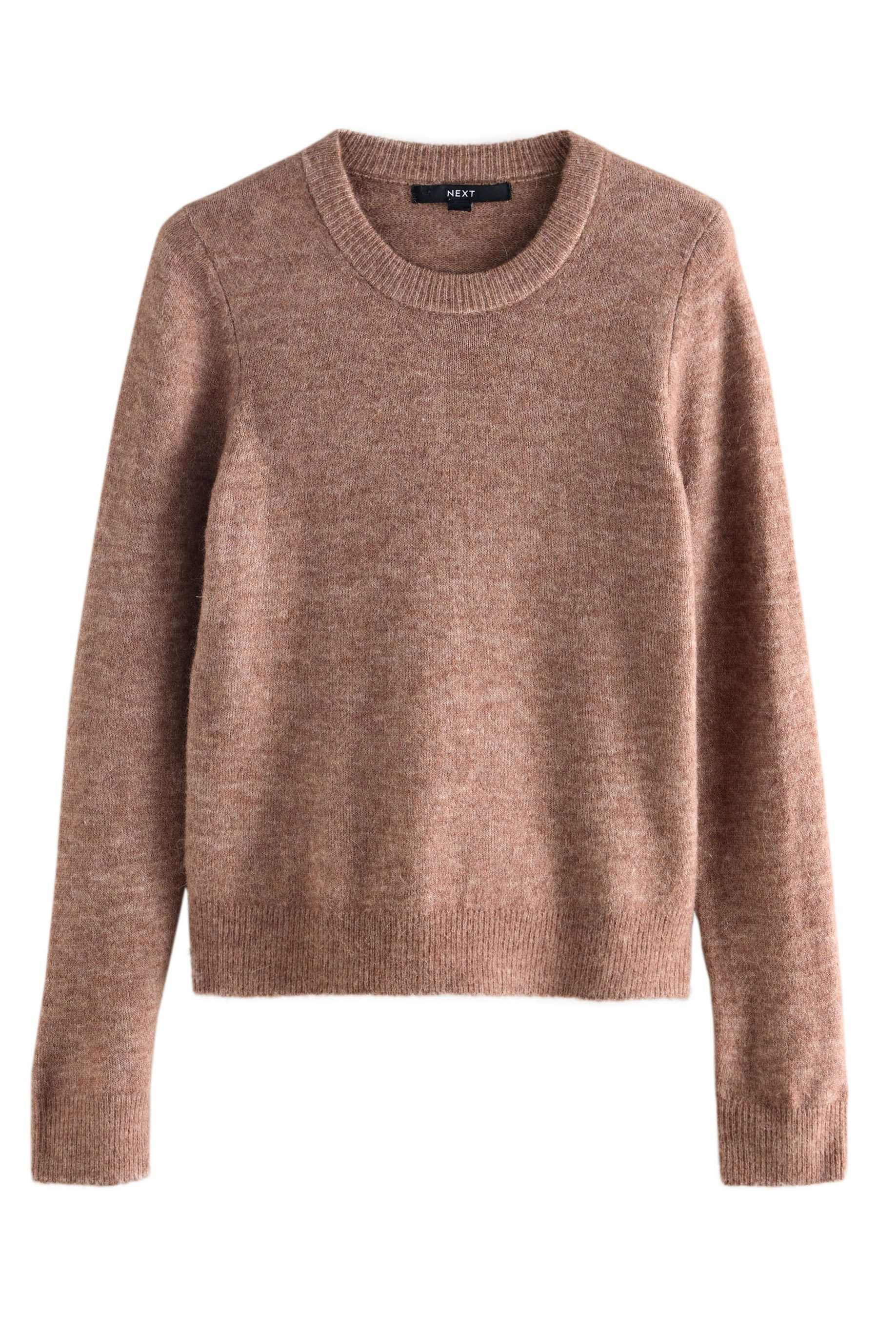 Next Strickpullover Langärmeliger Rundhalspullover mit Alpaka (1-tlg) günstig online kaufen