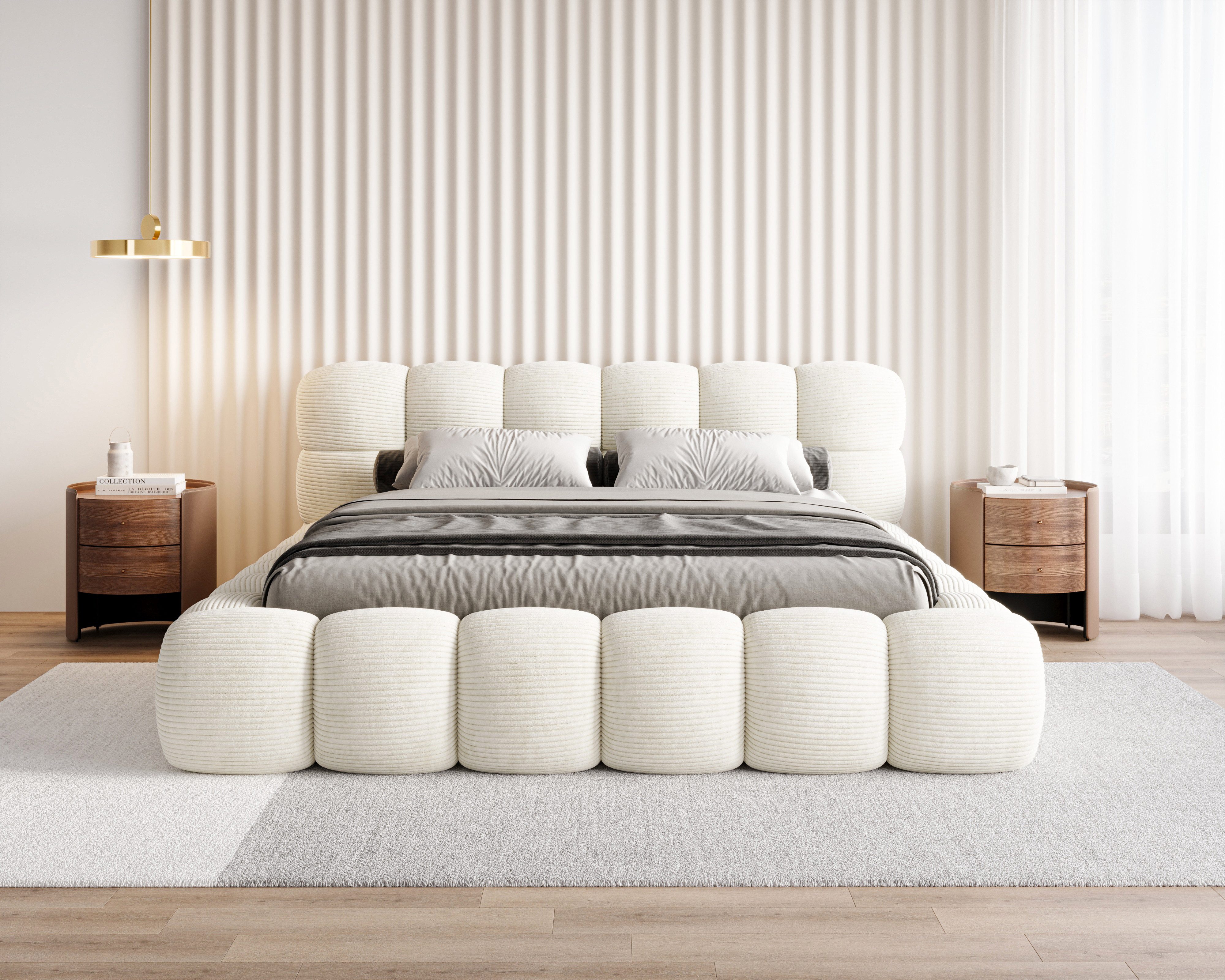 Chilly Möbel Polsterbett Stone Cord Stoff günstig online kaufen