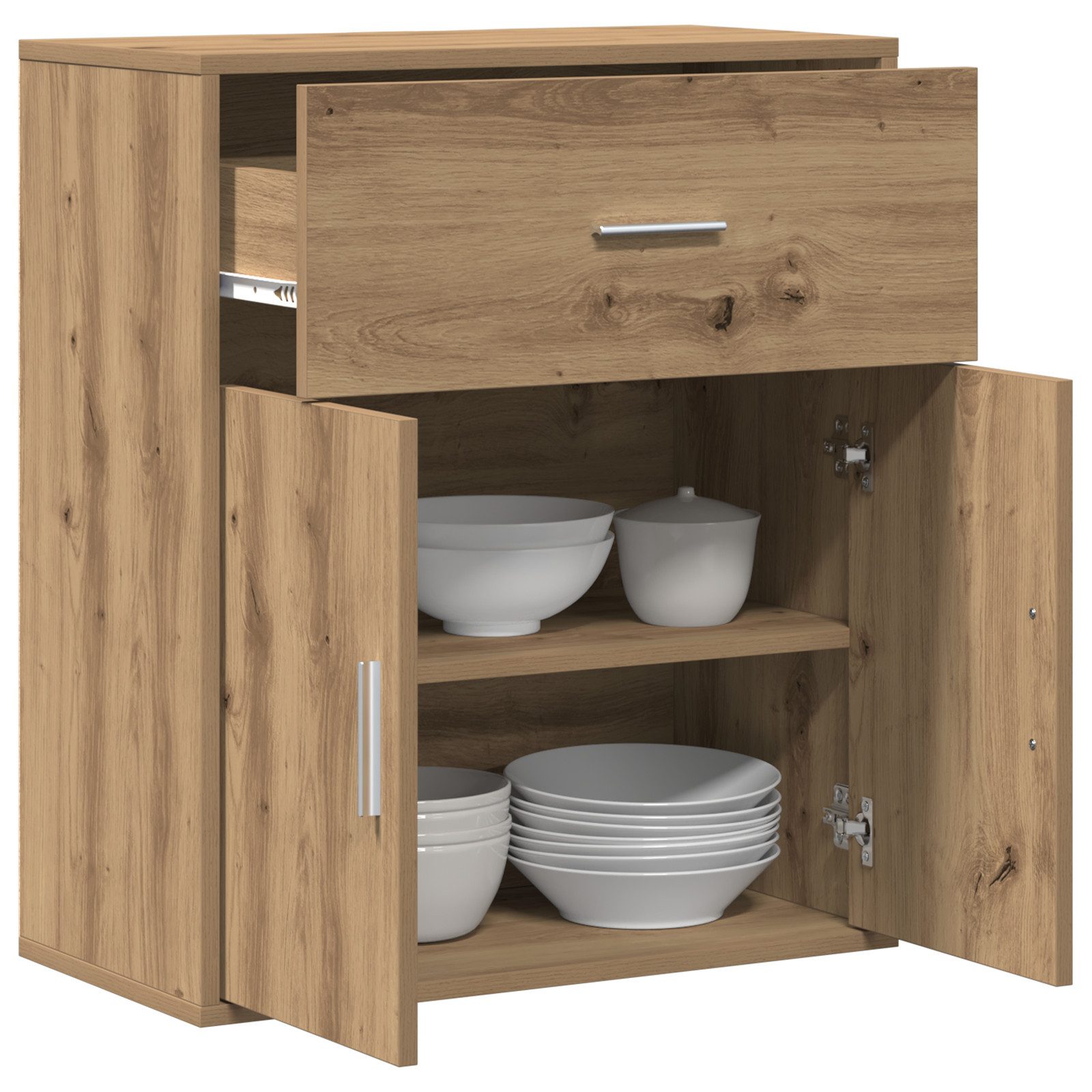 vidaXL Sideboard Sideboard Eiche handwerklich 60 günstig online kaufen