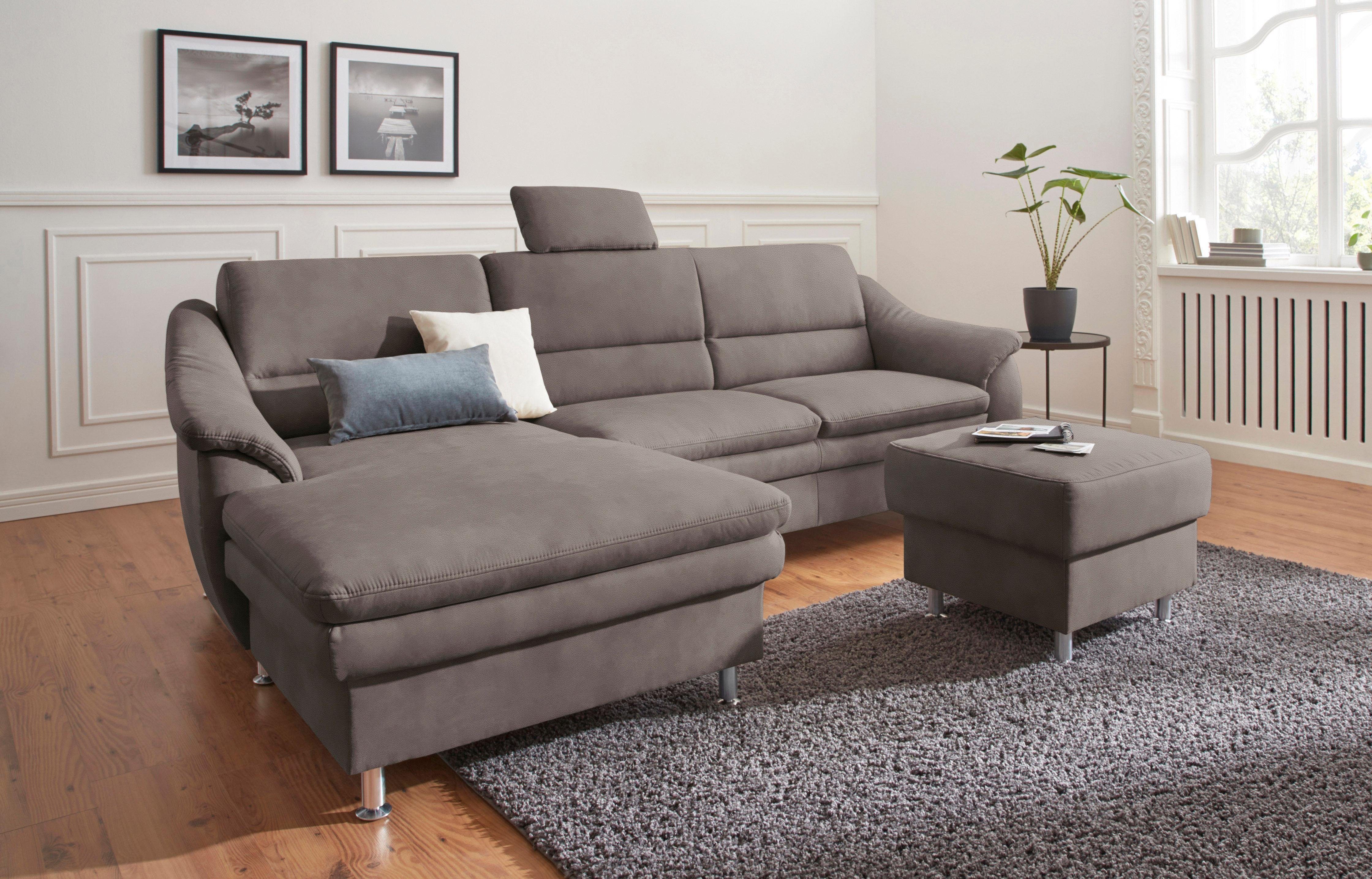 sit&more Ecksofa Cardoso L-Form, mit Federkern, günstig online kaufen