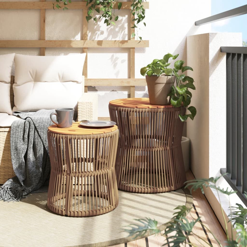 vidaXL Gartentisch Garten-Beistelltische 2 Stk. mit günstig online kaufen