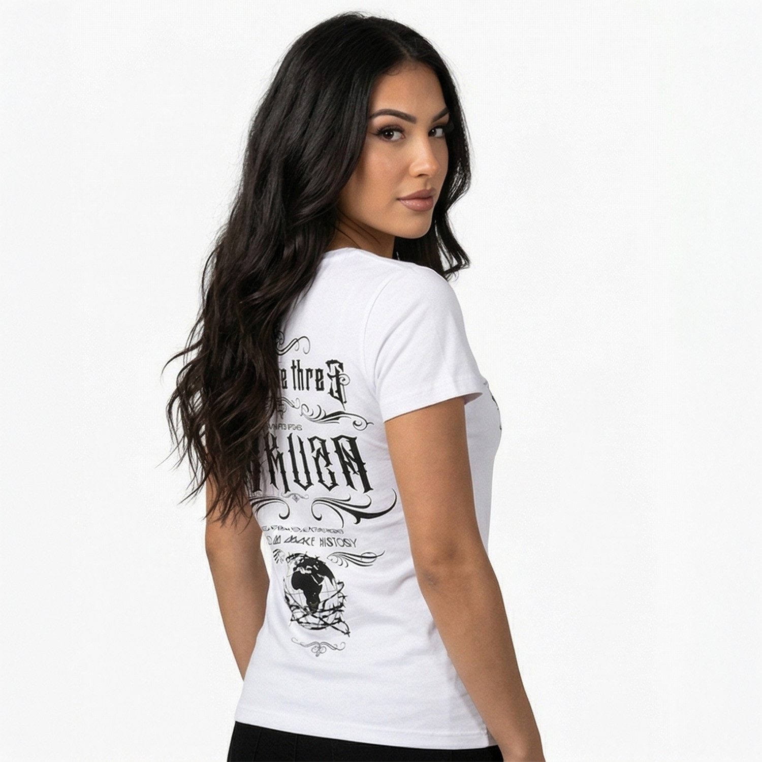 YAKUZA V-Shirt Flower Style