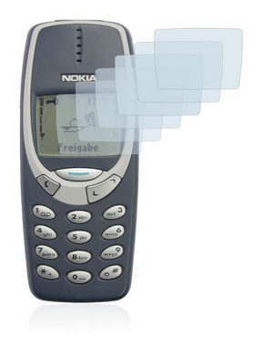 Savvies Schutzfolie für Nokia 3310 2011, Displayschutzfolie, 6 Stück, Folie klar