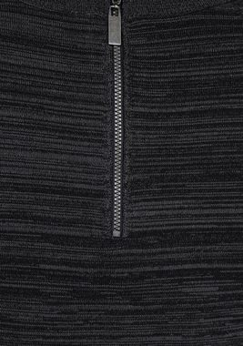 Aniston CASUAL Strickkleid mit Reißverschluss