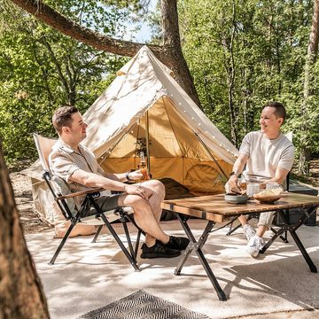 Travellife Campingstuhl Schmetterling Stuhl Rune Camping Lounge, Faltstuhl Baumwolle Canvas