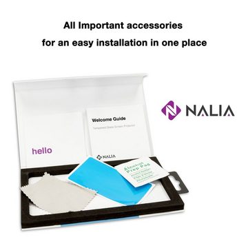 Nalia Schutzfolie OnePlus 5T, (2-Pack) Schutzglas