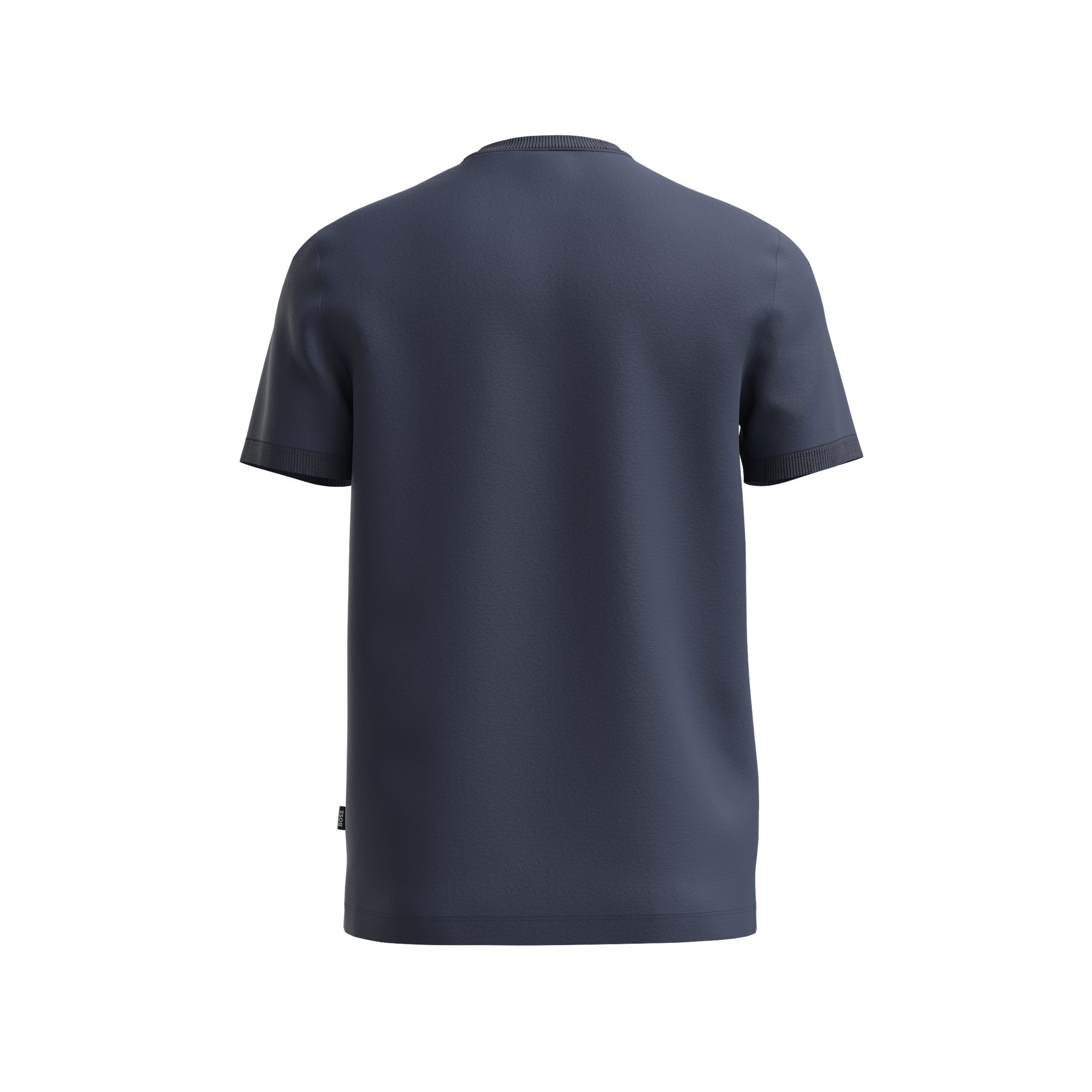(404) Blau T-Shirt Tiburt (1-tlg) BOSS