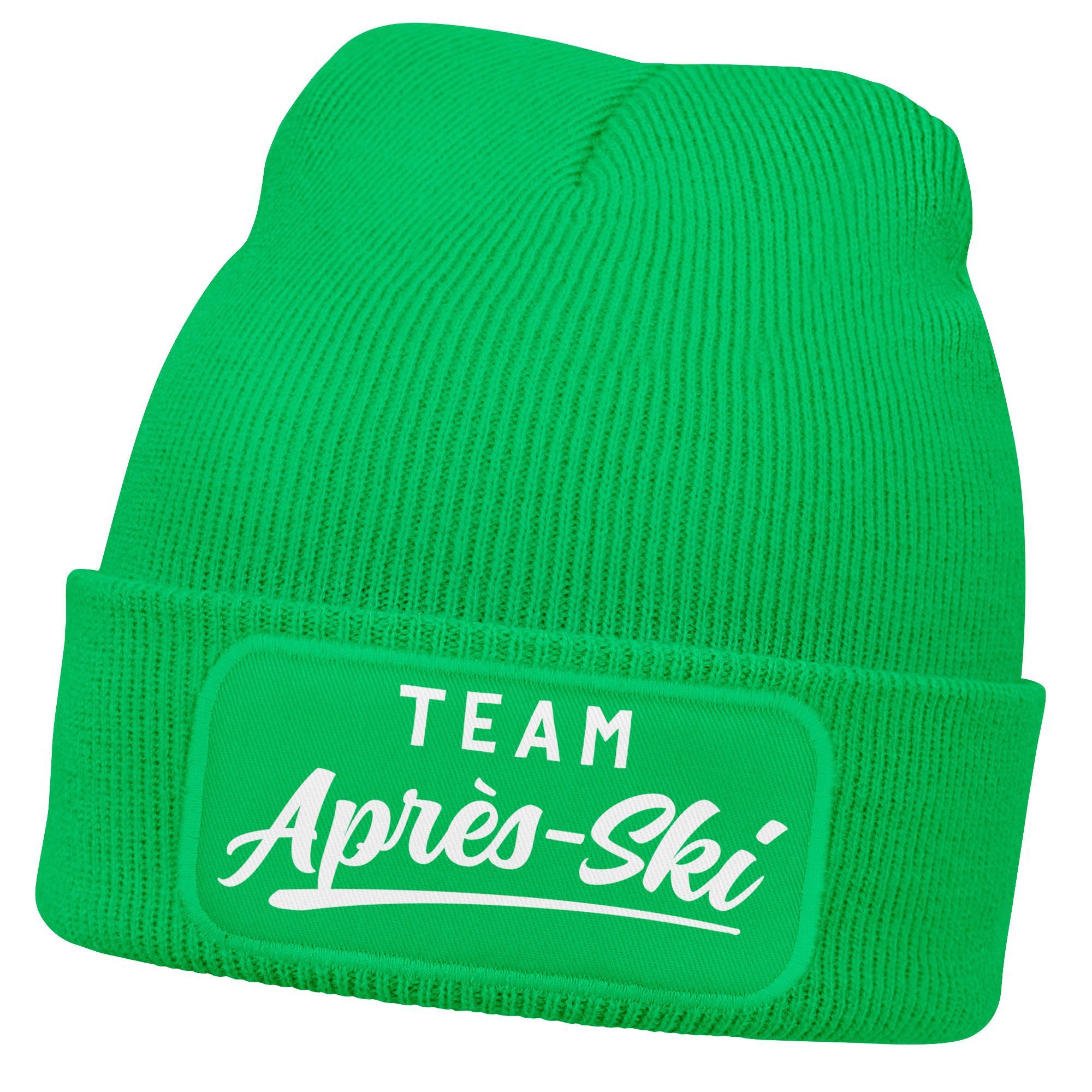 MoonWorks Strickmütze Damen Beanie Patch Skifahren günstig online kaufen