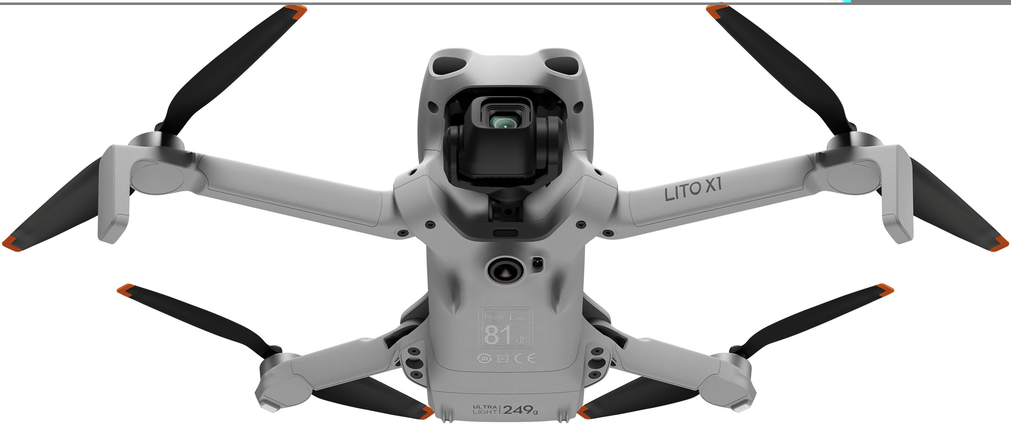 DJI Lito X1 Drohne (4K Ultra HD, Set, DJI RC-N3 Fernsteuerung, 1 Akku)