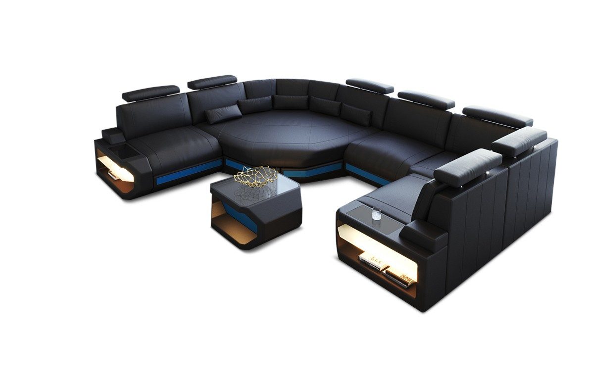 Sofa Dreams Wohnlandschaft Sofa Leder Asti günstig online kaufen