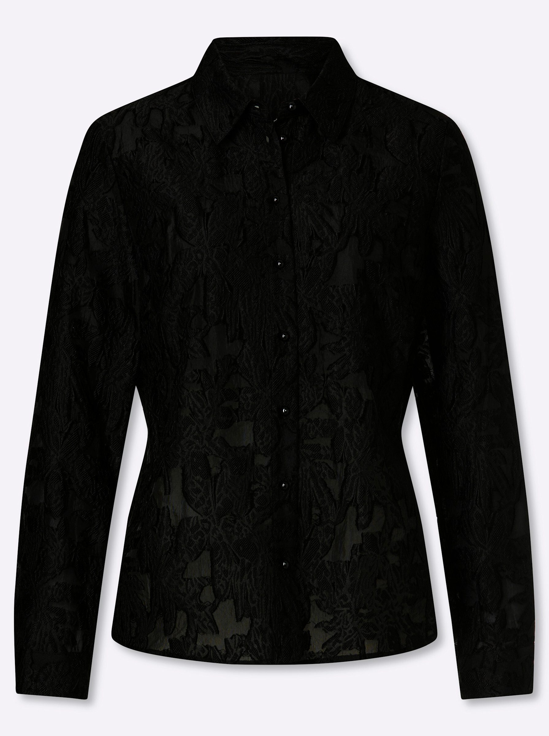 Klassische Bluse Bluse Langarm