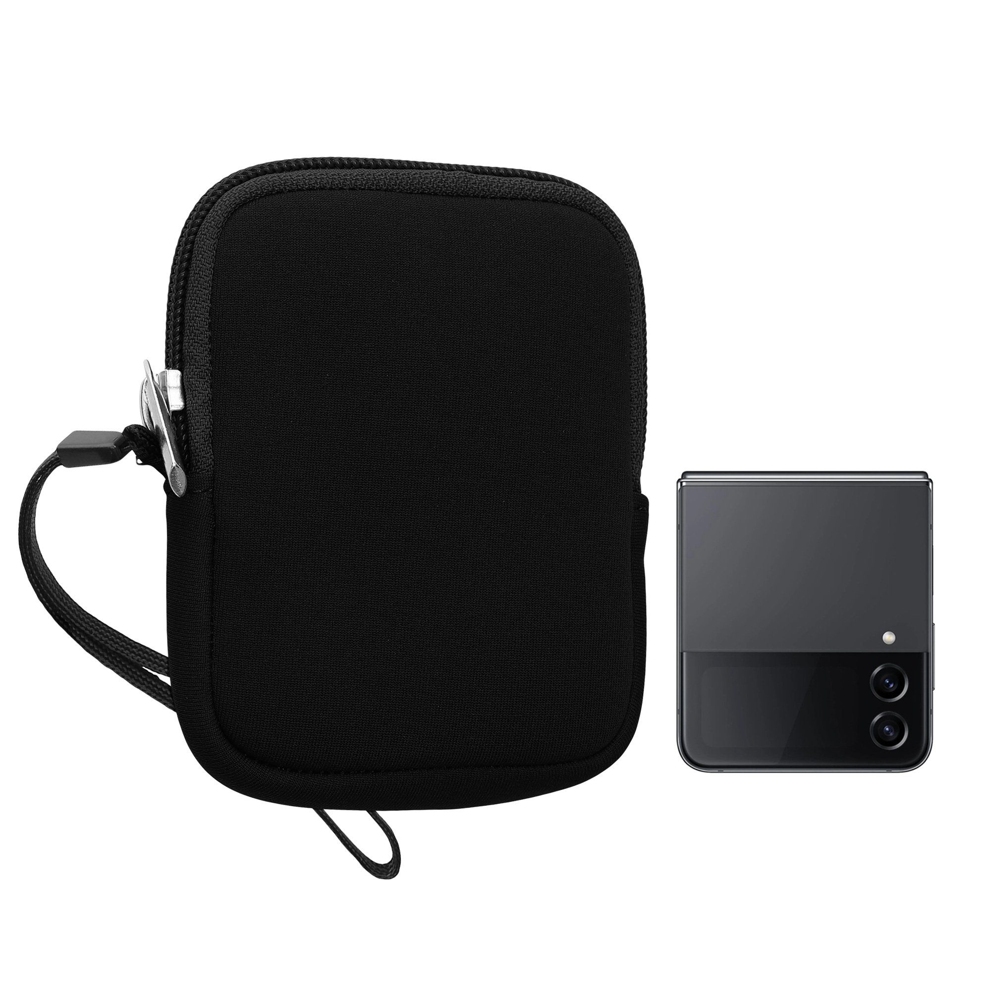 kwmobile Handytasche Handytasche für Smartphones XXS - 3 / 3,5" - Handy Hülle (1-tlg), Neopren Handy Tasche 10 x 8 x 2 cm Innenmaße