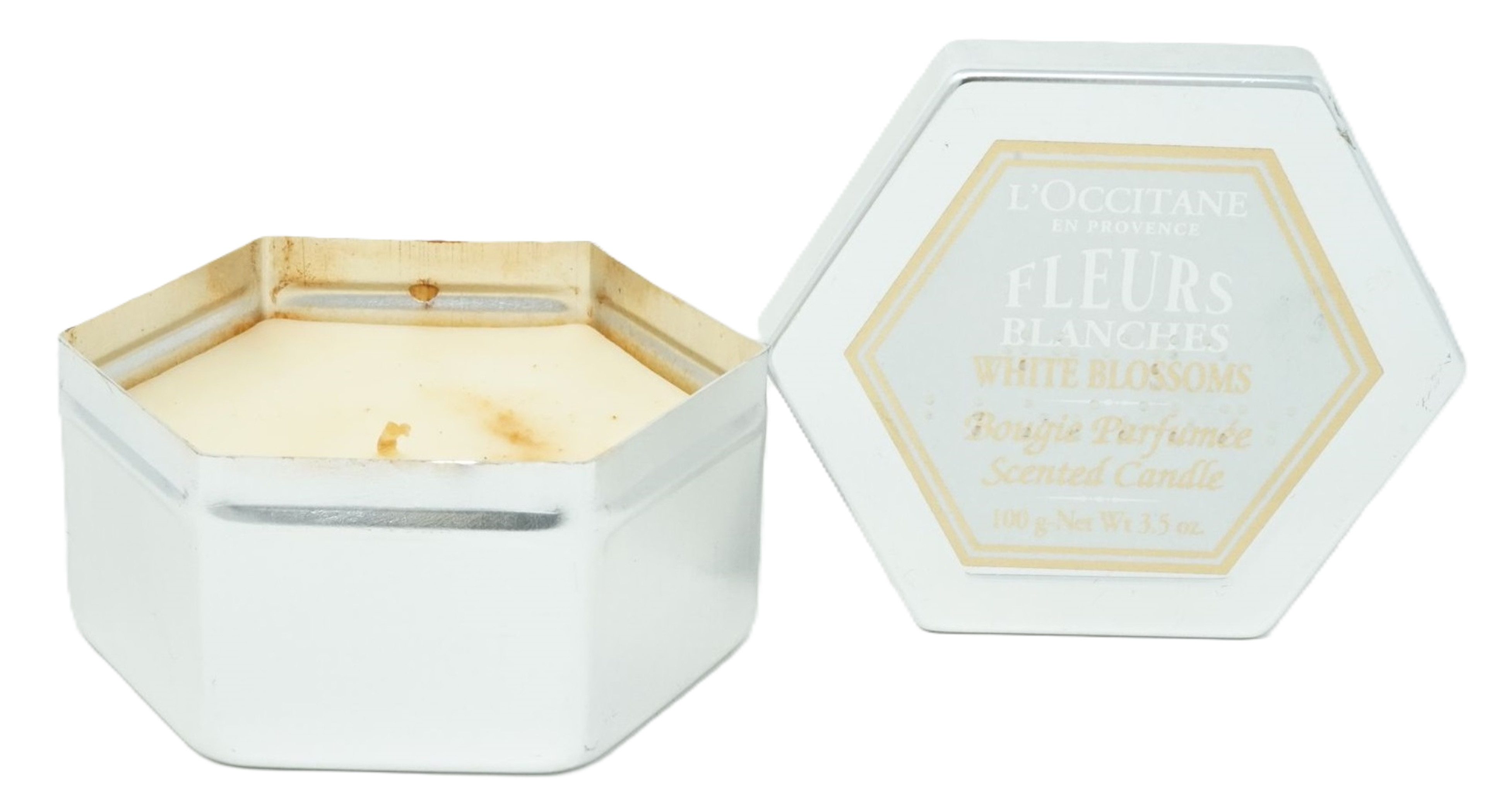 L'OCCITANE Duftkerze L'Occitane Bougie Parfumee White Blossom Duftkerze 100g