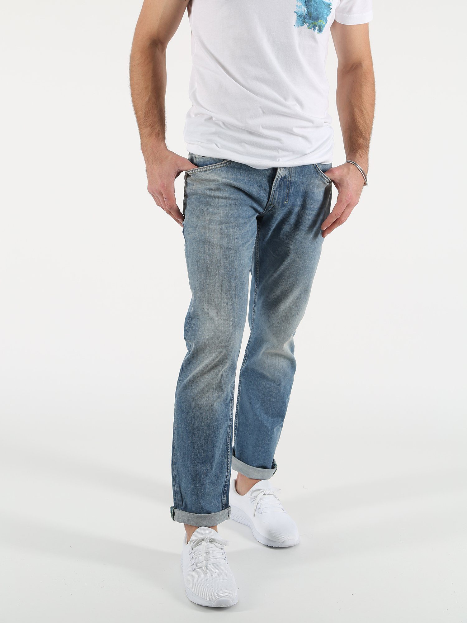 Miracle of Denim 5-Pocket-Jeans MOD JEANS THOMAS lincoln blue SP21-1009.197 günstig online kaufen