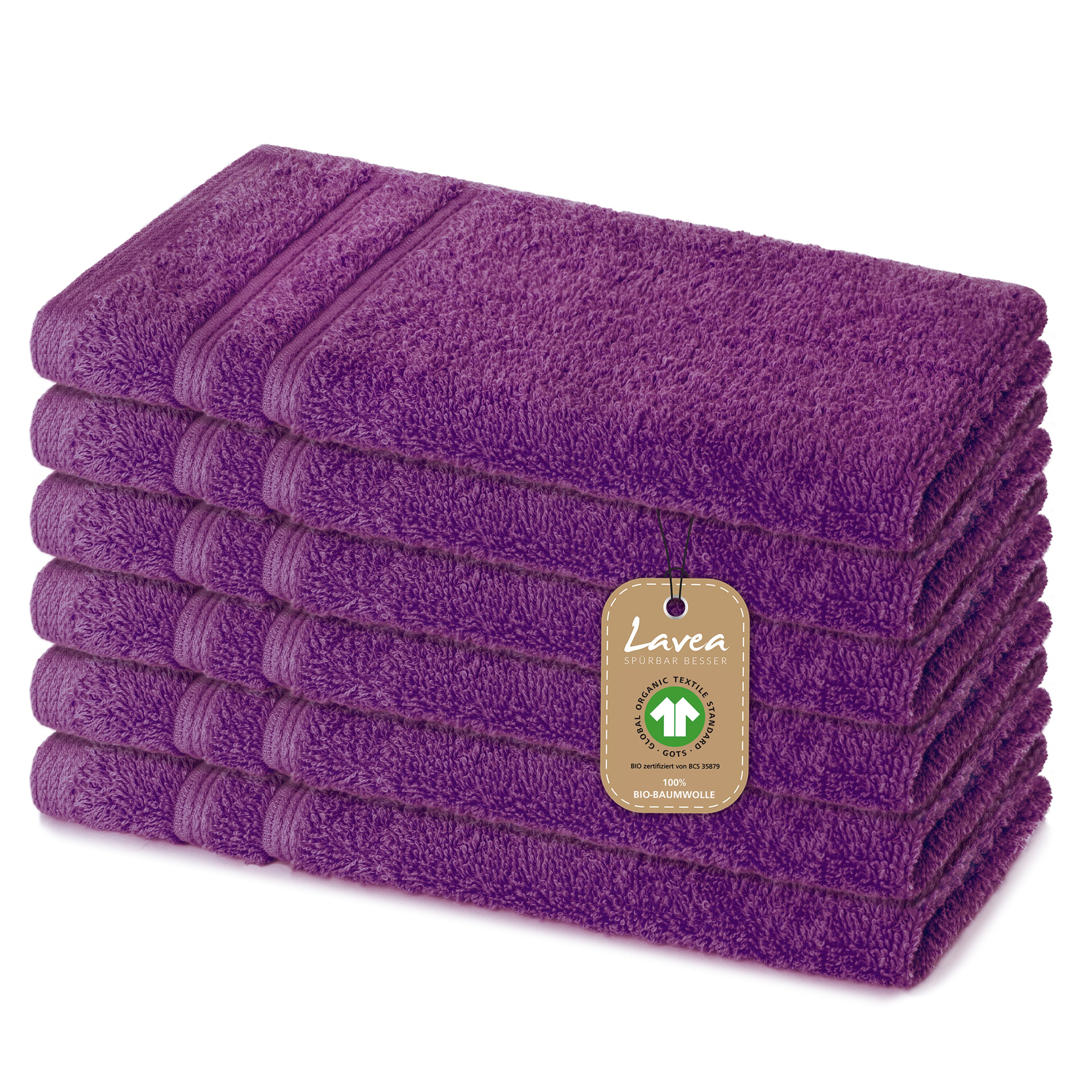 Lavea Handtuch Set Bio-Baumwoll Serie Bali, günstig online kaufen