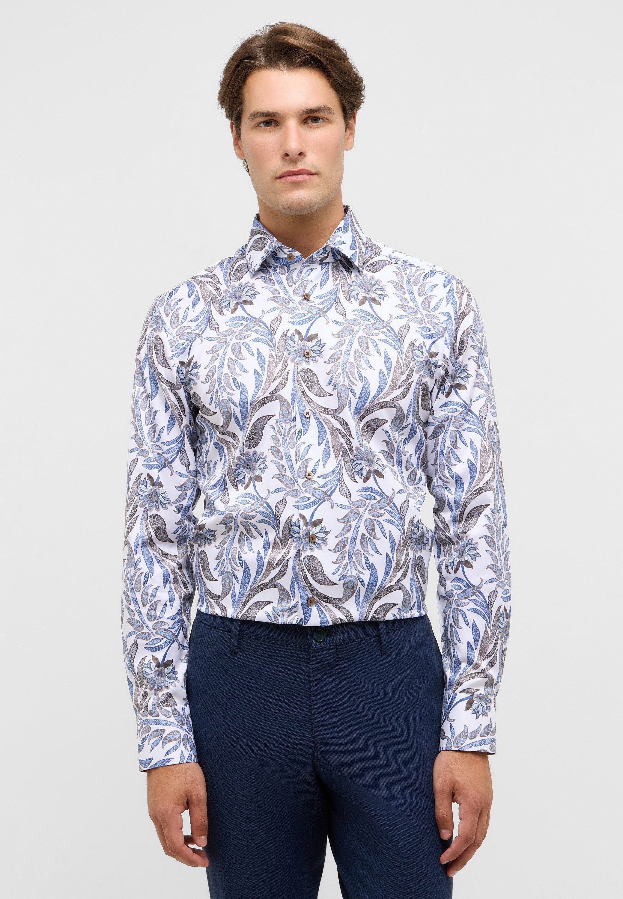 Eterna Langarmhemd SLIM FIT NON IRON (bügelfrei) günstig online kaufen