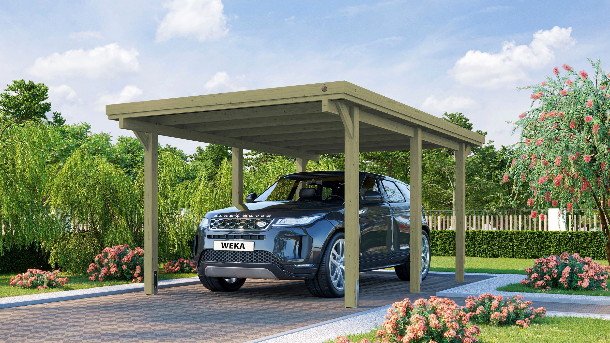 weka Einzelcarport 617 Gr.1, BxT: 322x512 günstig online kaufen