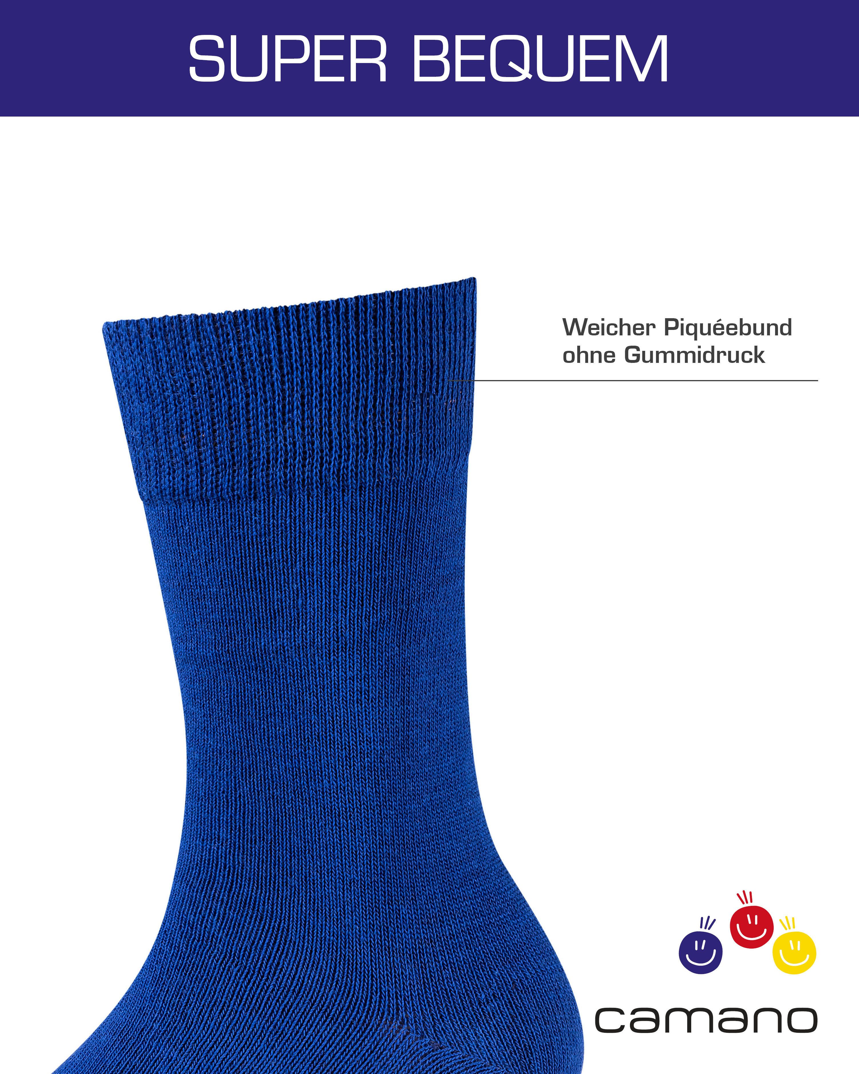 Camano Socken ca-soft (6 Paar) mit Komfortbund und gepolsterten Zehen-/Fersenbereich