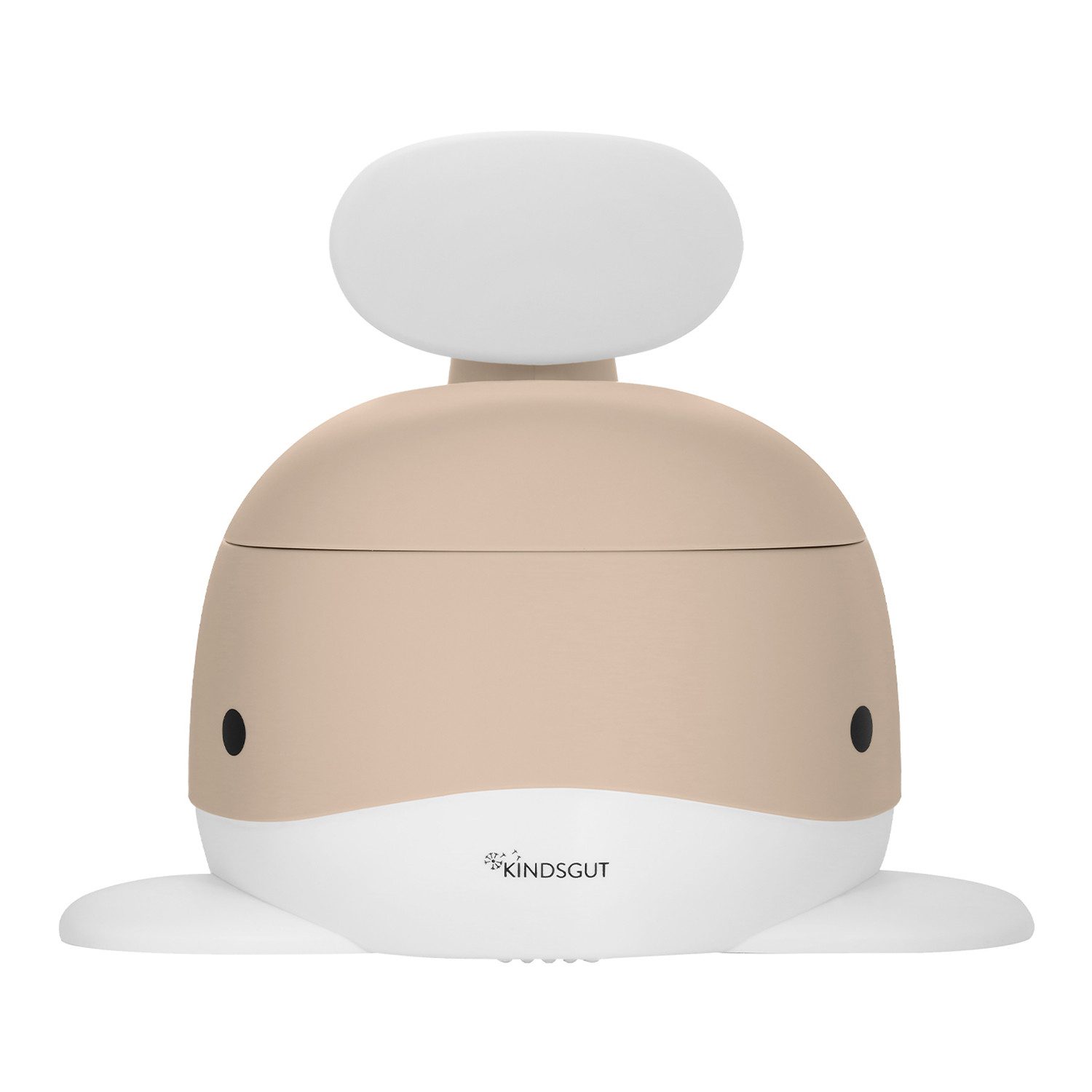 KINDSGUT Töpfchen Wal, (1-tlg), 2-in-1 Funktion, sand