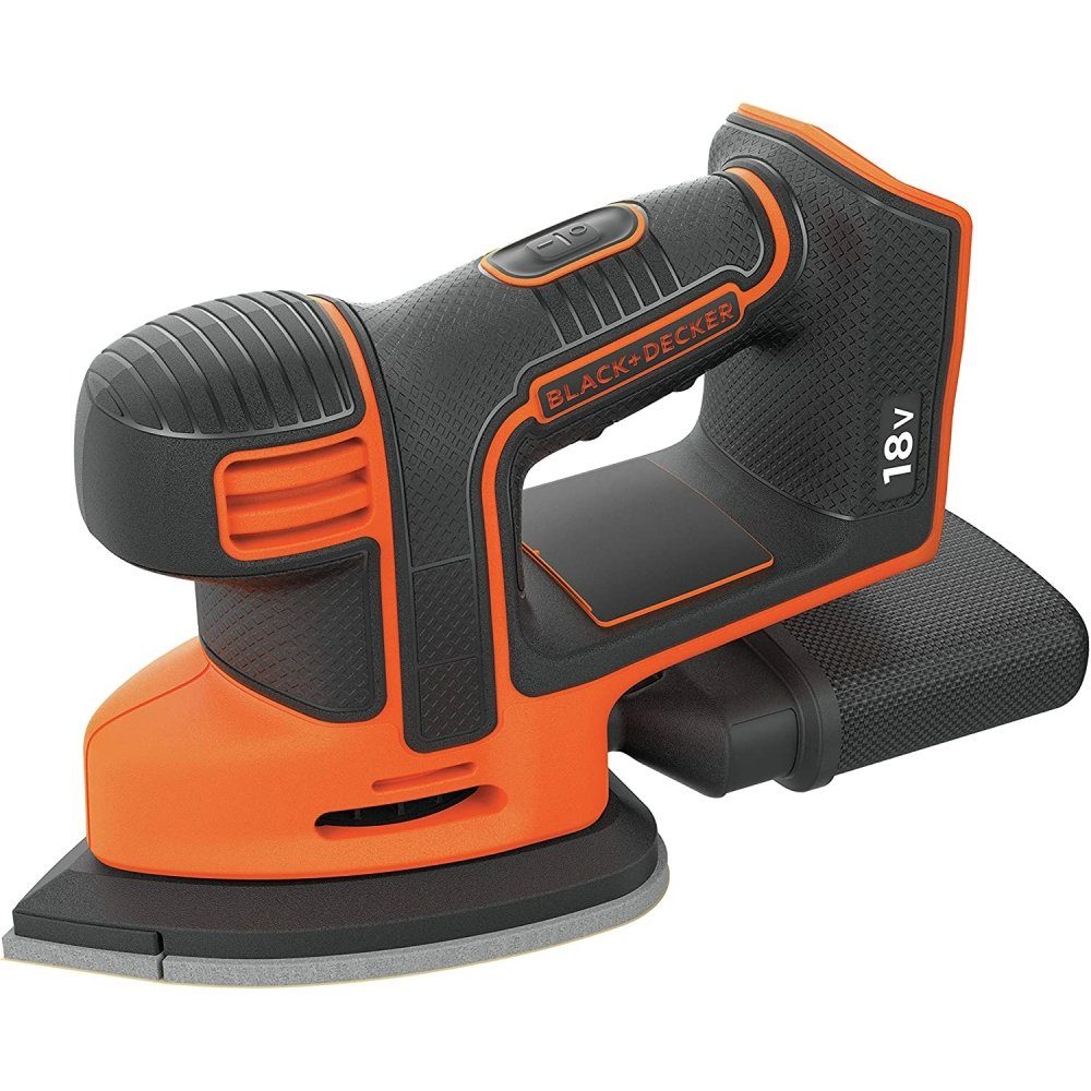 Black + Decker Deltaschleifer BDCDS18N Mouse solo - Akku-Dreieckschleifer - orange/schwarz