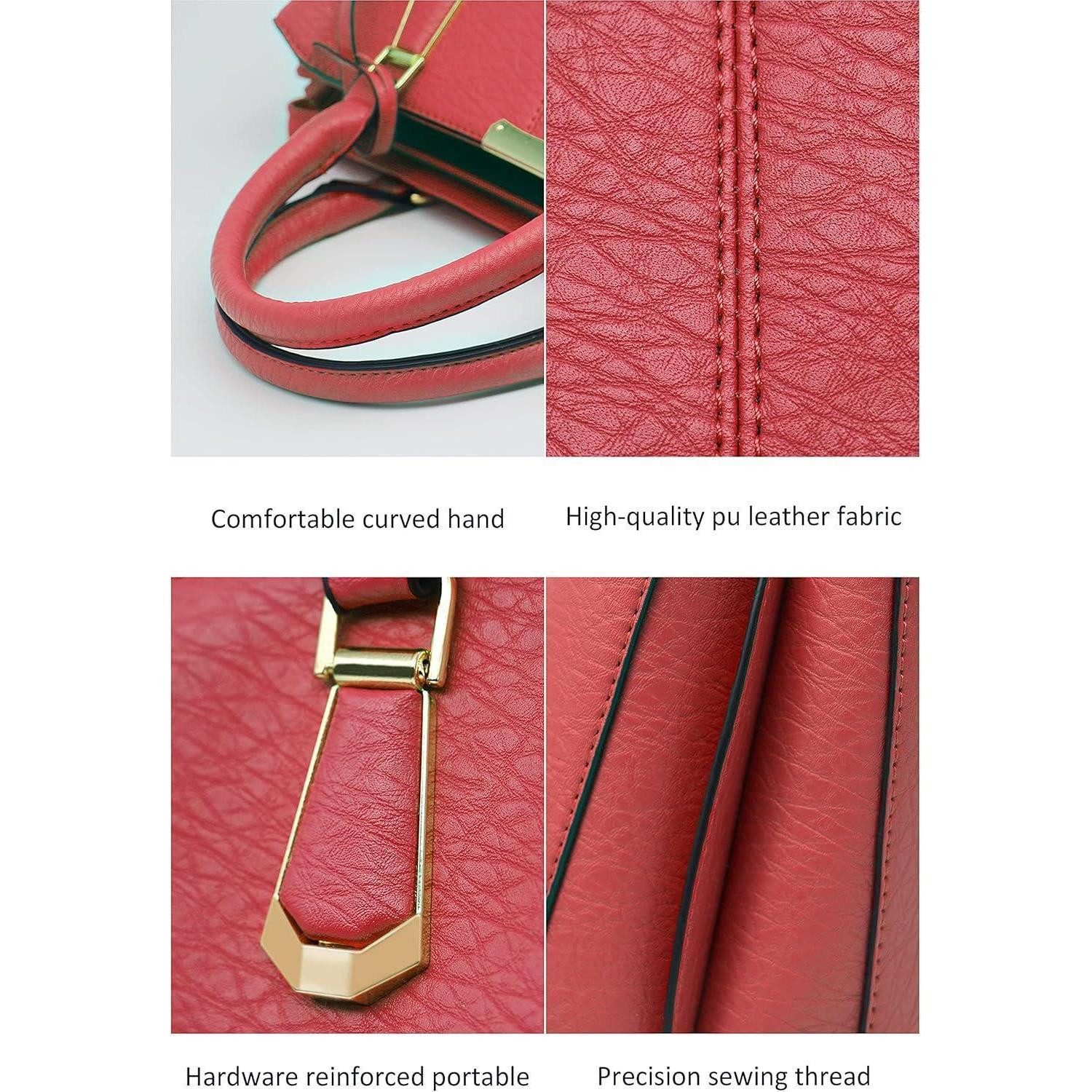LuxusKollektion Handtasche Damen Henkeltasche Umhängetasche Handtasche PU Leder Tote Modern