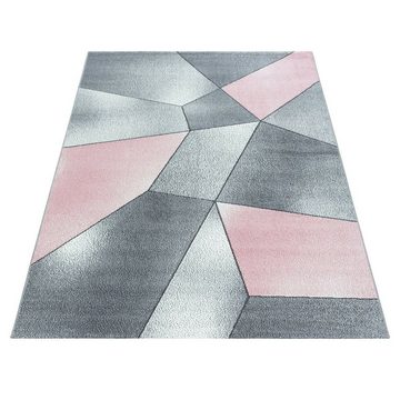 Teppich, Homtex, 80 x 150 cm, Beta Teppich Moderner Designer, rechteckig 11 mm, Kurzflor