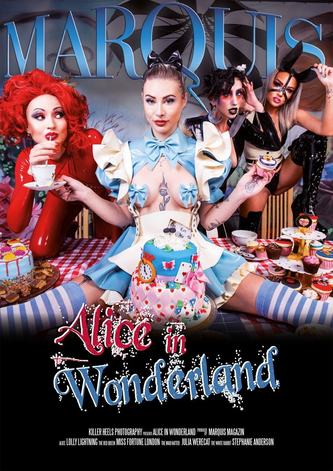 Alice in Wonderland Ein Fetisch/Latex-Special von MARQUIS / Killer Heels Photography, Ein Fetisch/Latex-Special von MARQUIS, X